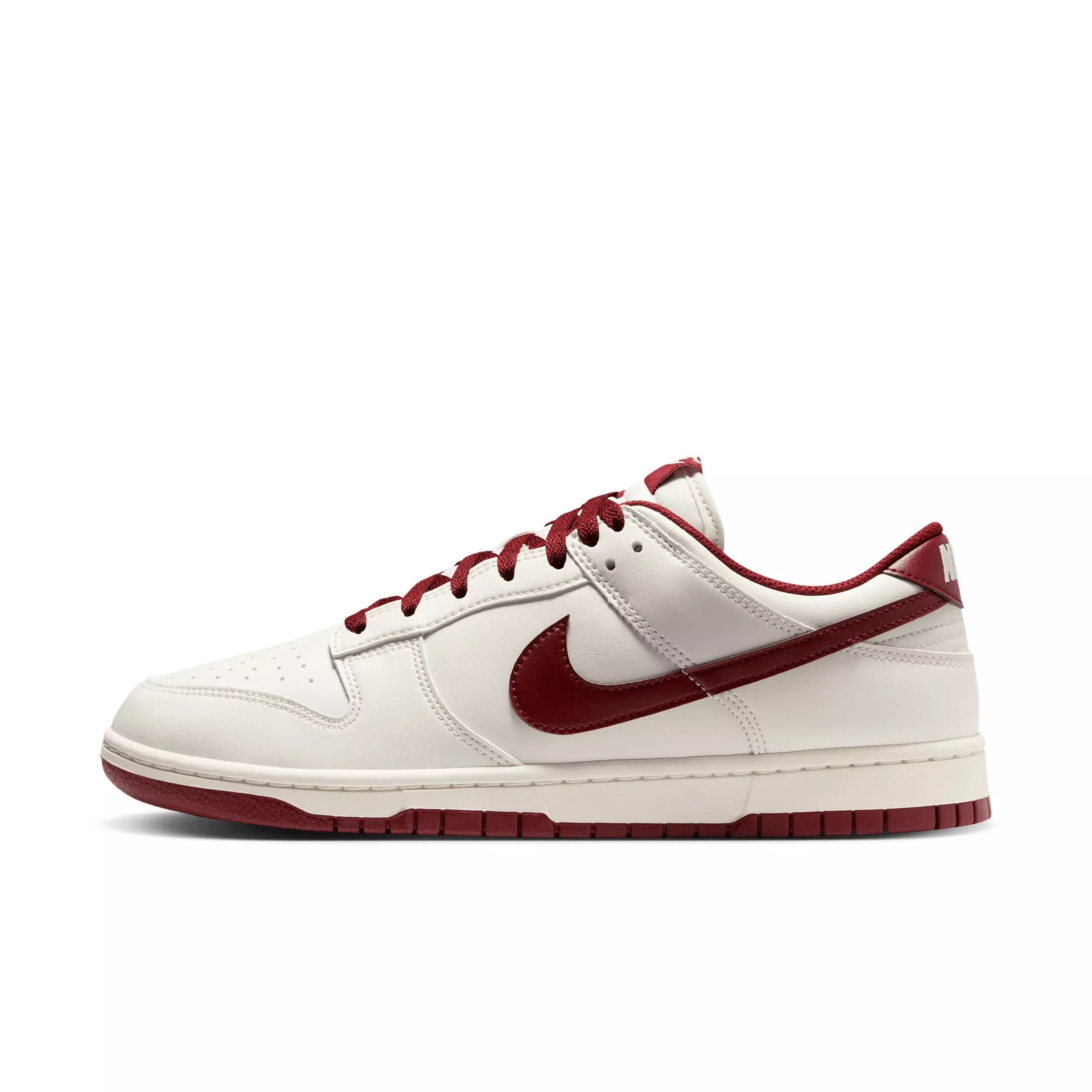 Nike Dunk Low Retro "Phantom/Phantom/Team Red" Men's Shoe - PHANTOM/PHANTOM/RED