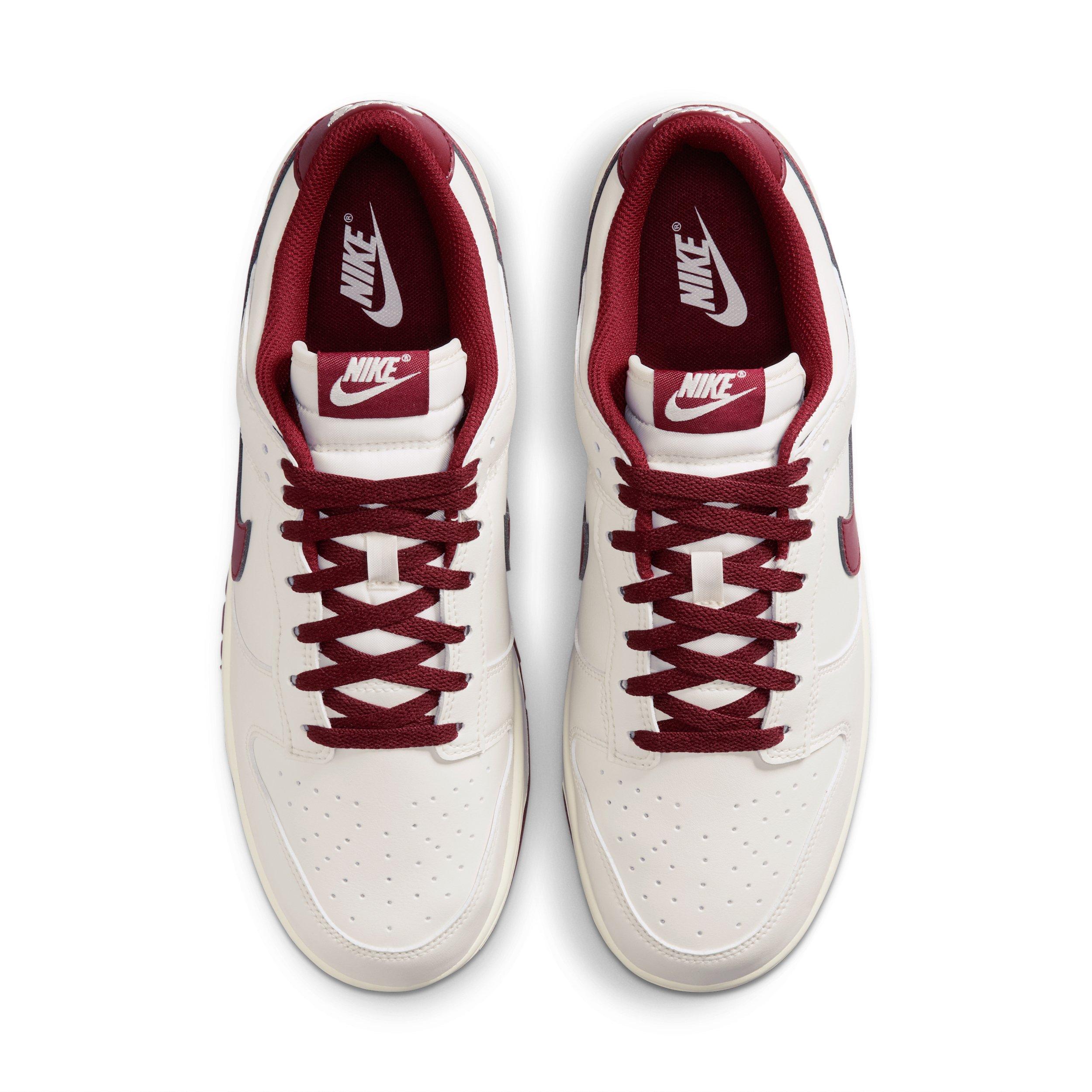 Nike Dunk Low Retro "Phantom/Phantom/Team Red" Men's Shoe - PHANTOM/PHANTOM/RED Thumbnail View 4