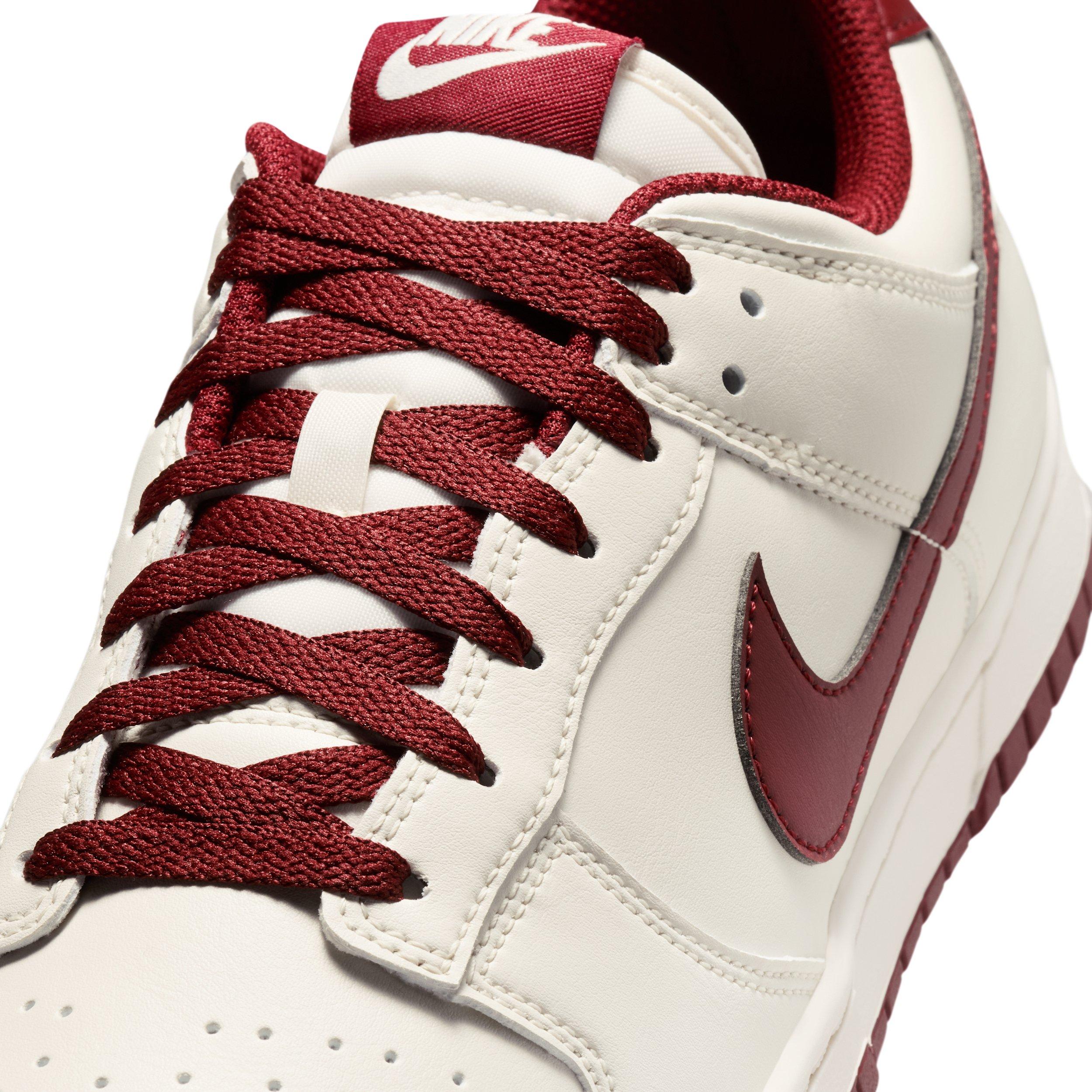 Nike Dunk Low Retro "Phantom/Phantom/Team Red" Men's Shoe - PHANTOM/PHANTOM/RED Thumbnail View 7