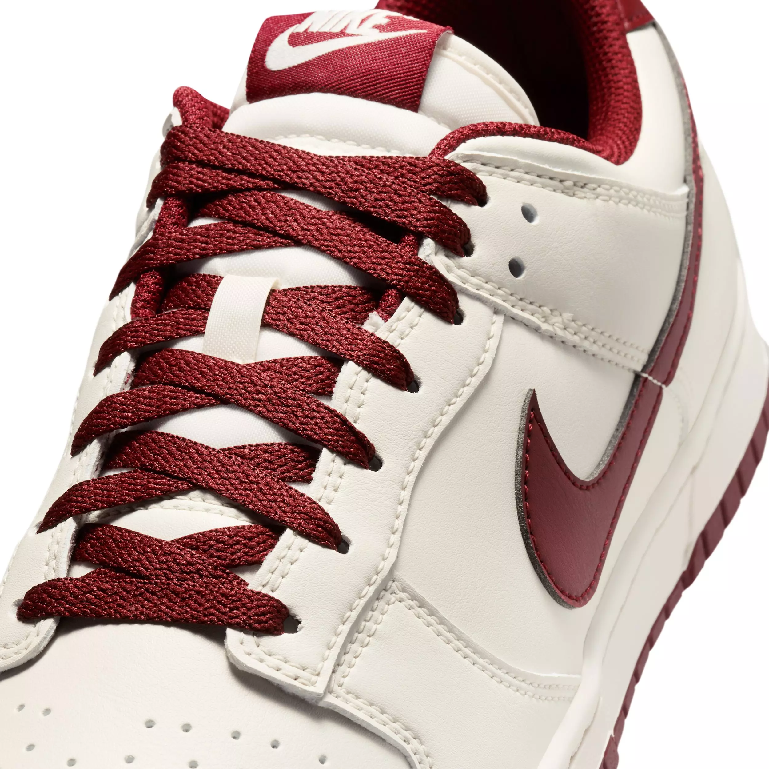 Nike Dunk Low Retro "Phantom/Phantom/Team Red" Men's Shoe - PHANTOM/PHANTOM/RED