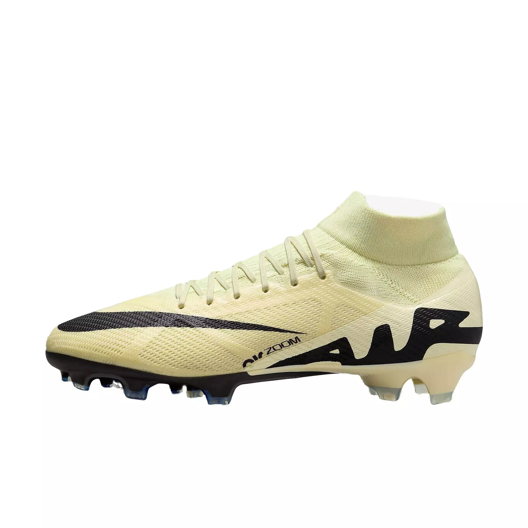 Nike Mercurial Superfly 9 Pro Firm Ground "Lemonade/Black" Men's Soccer Cleat - LEMONADE/BLACK