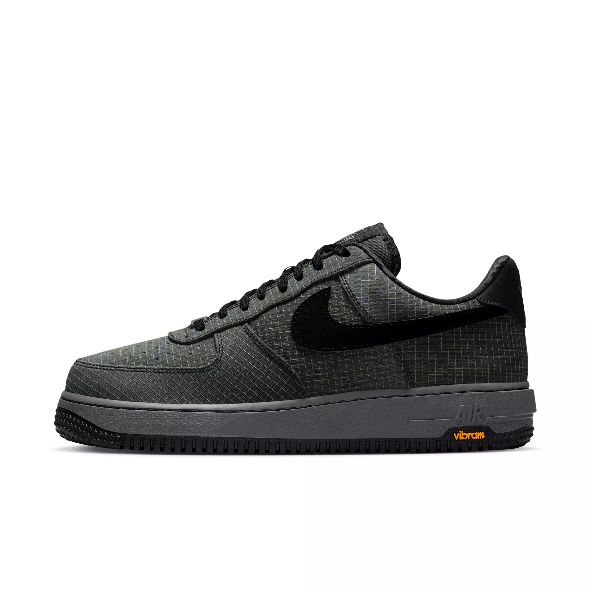 Nike Air Force 1 '07 Vibram "Pencil Point/Off Noir/Speed Yellow/Black" Men's Shoe - PENCIL/OFF NOIR/YELLOW/BLACK