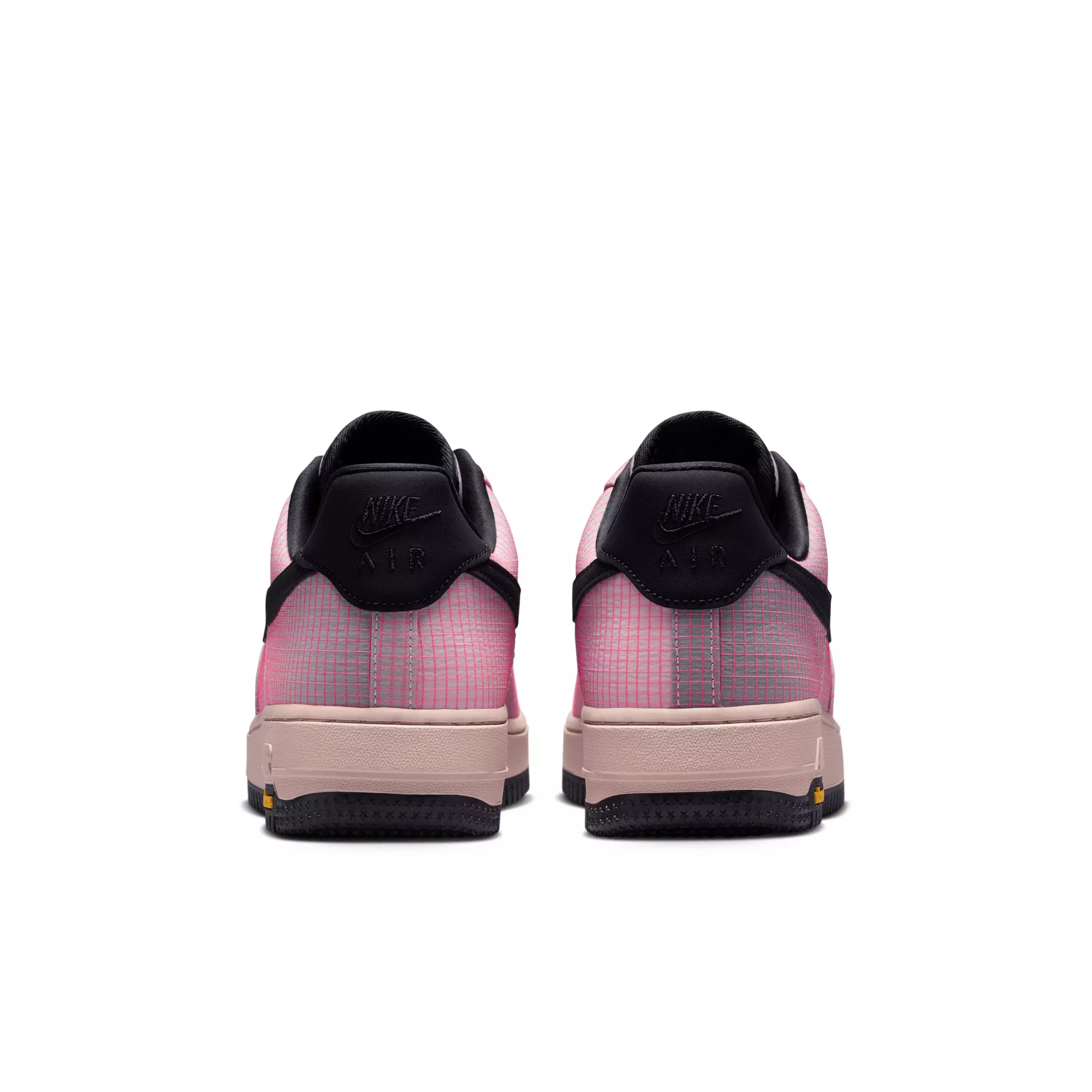 Nike Air Force 1 '07 Vibram "Silt Red/Light Violet Ore/Speed Yellow/Black" Men's Shoe - SILT/LT VIOLET/YELLOW/BLACK