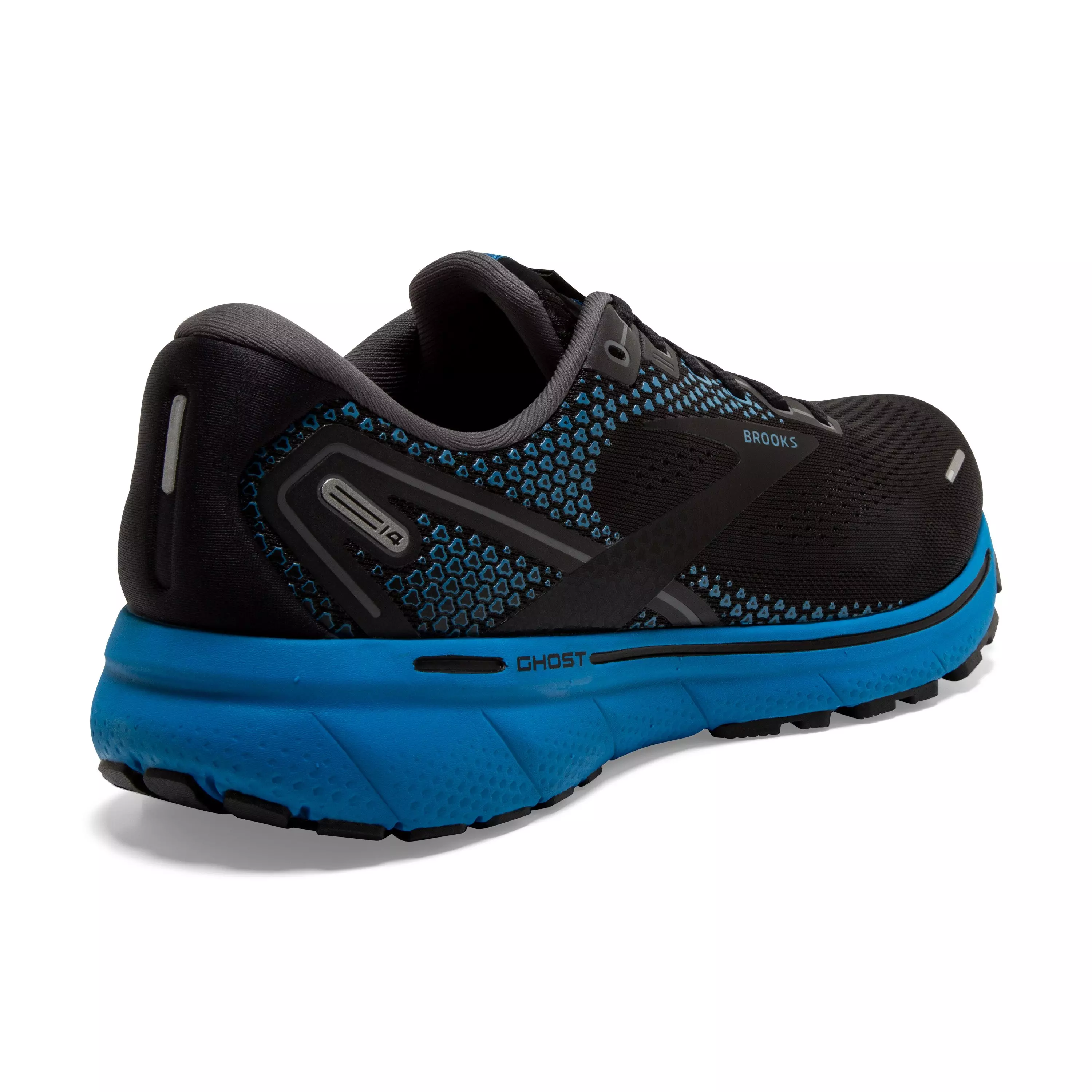 Brooks Ghost 14 "Black/Blackened Pearl/Blue" Men's Running Shoe - BLACK/WHITE
