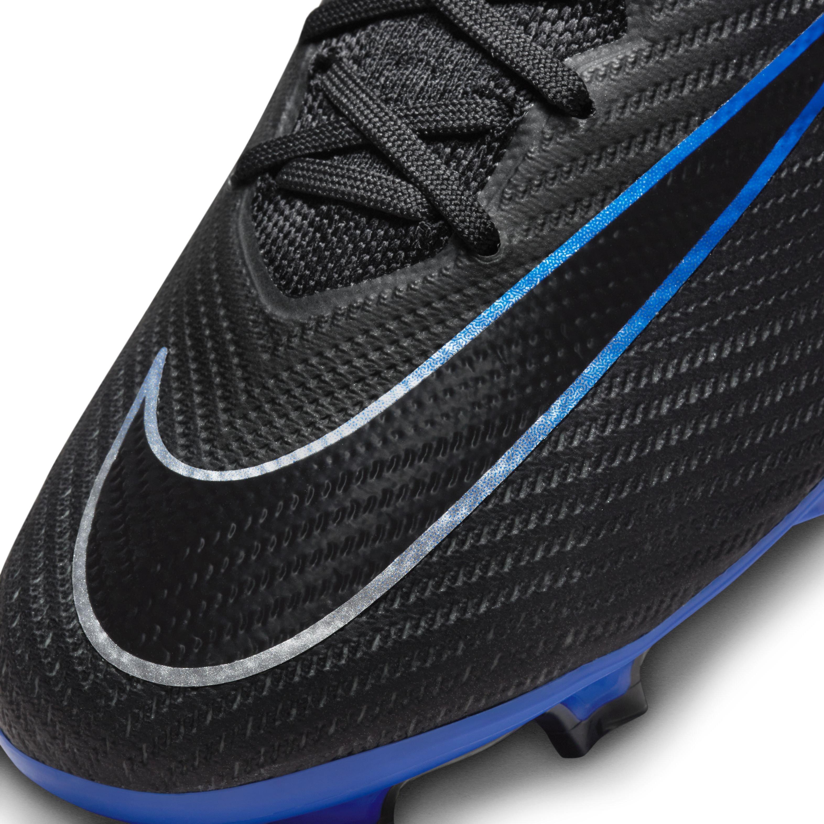 Nike Mercurial Superfly 9 Elite FG Grade School Kids' "Black/Hyper Royal/Chrome" Soccer Cleat