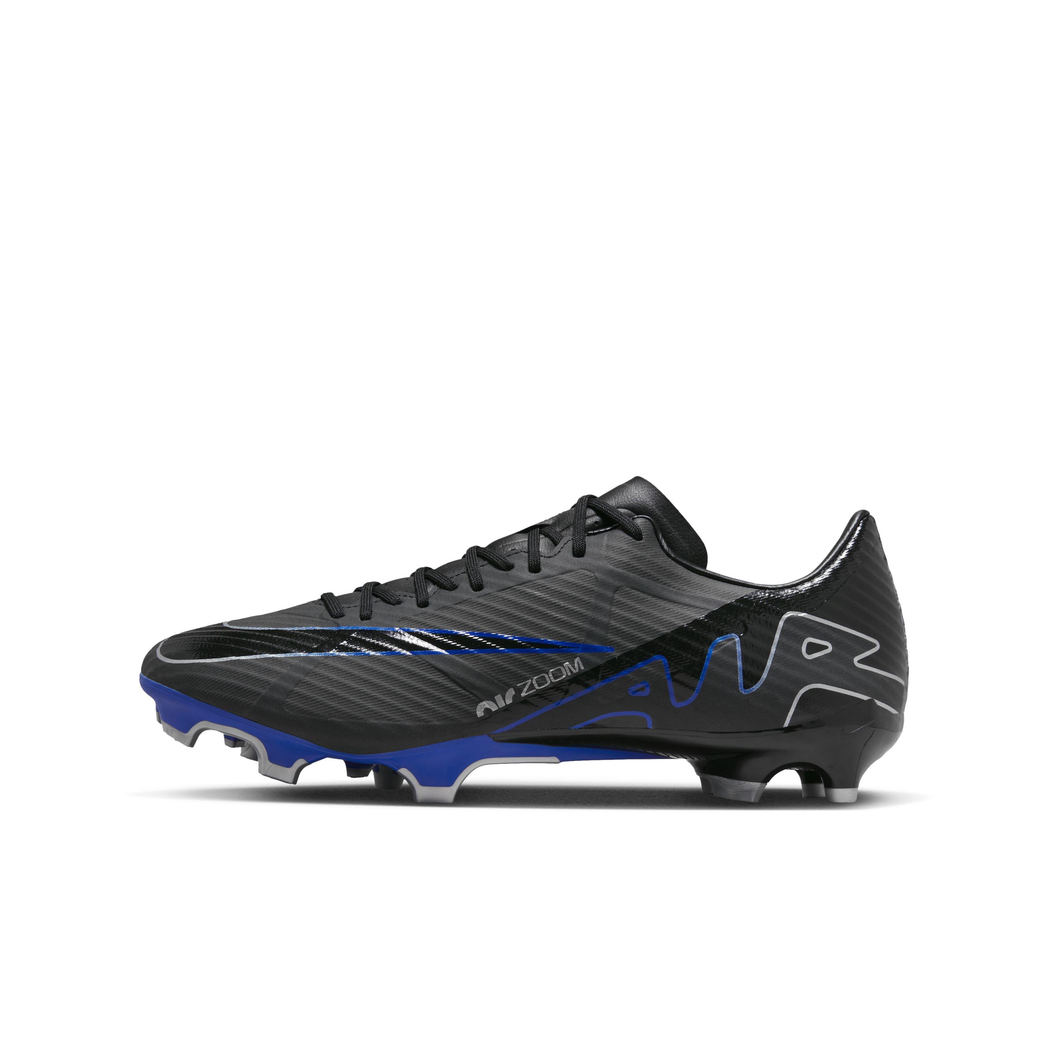 Nike Mercurial Vapor 15 Academy Multi Grade School Kids' "Black/Hyper Royal/Chrome" Soccer Cleat