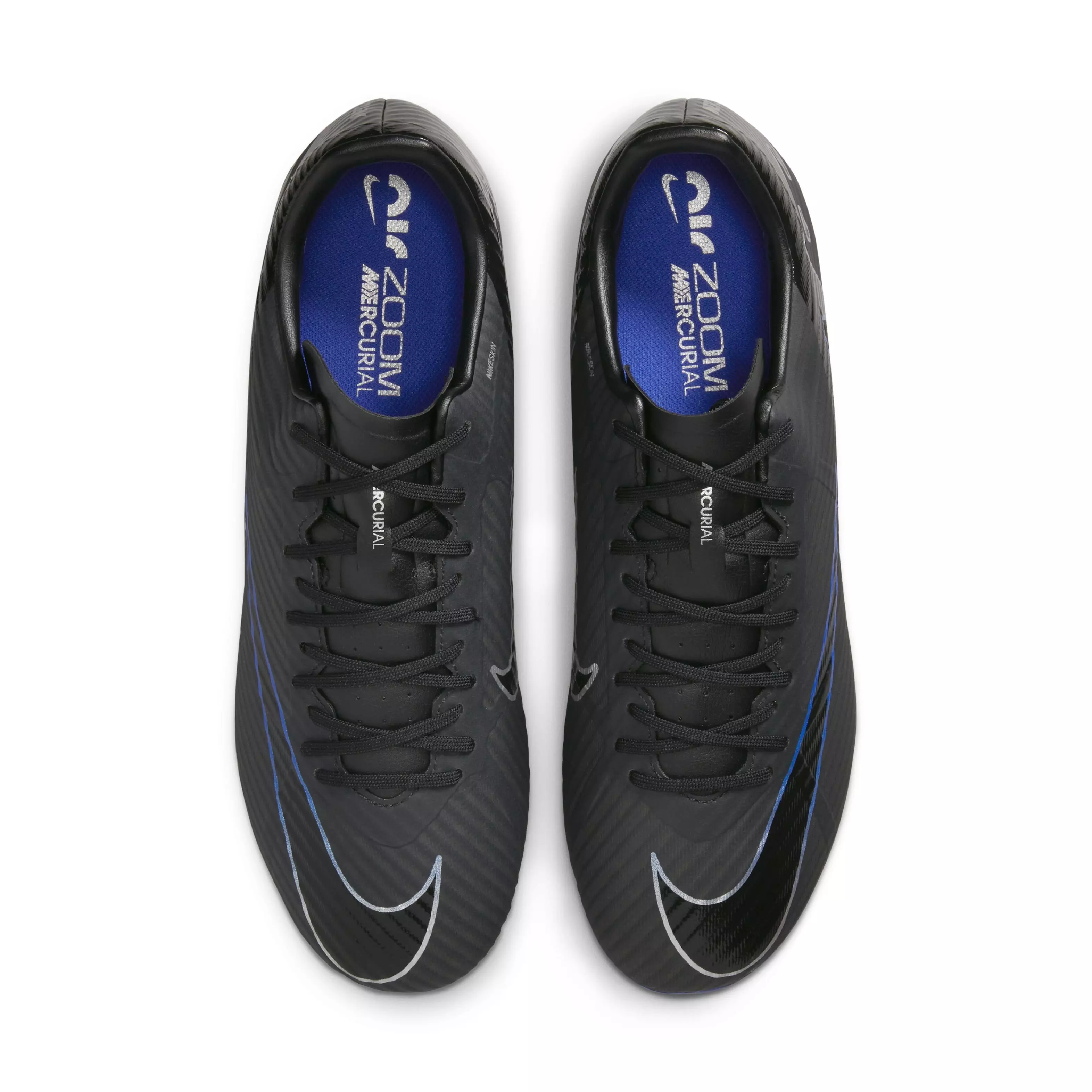 Nike Mercurial Vapor 15 Academy Multi "Black/Hyper Royal/Chrome" Grade School Kids' Soccer Cleat - BLACK/ROYAL/CHROME