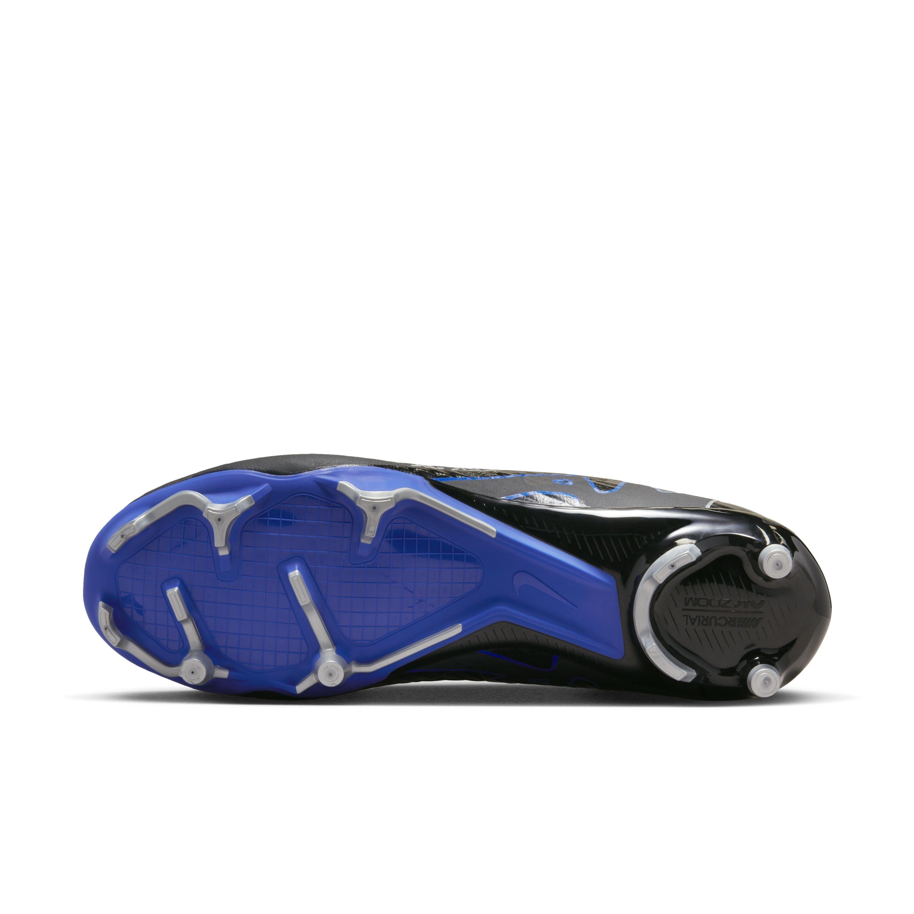 Nike Mercurial Vapor 15 Academy Multi Grade School Kids' "Black/Hyper Royal/Chrome" Soccer Cleat