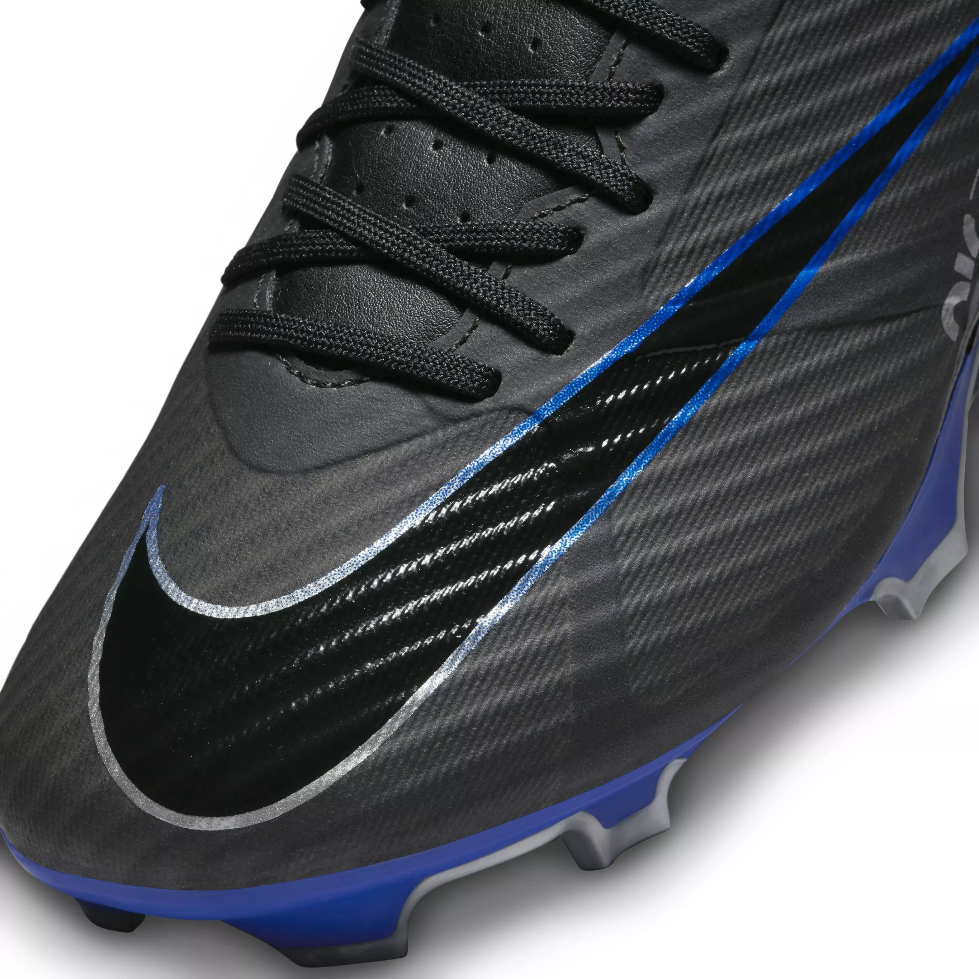 Nike Mercurial Vapor 15 Academy Multi "Black/Hyper Royal/Chrome" Grade School Kids' Soccer Cleat - BLACK/ROYAL/CHROME