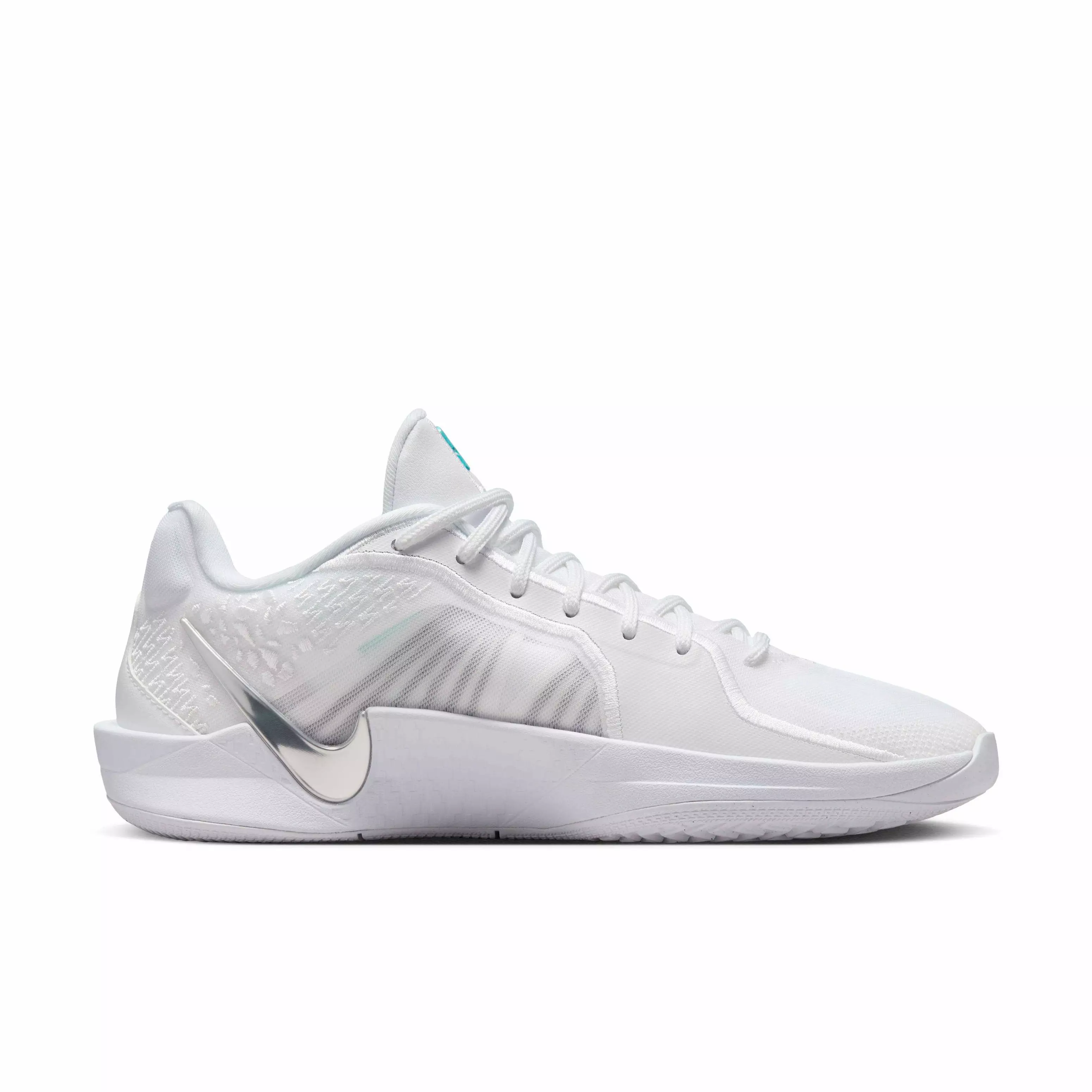 Nike Sabrina 2 "White/Summit White/Glacier Blue/Metallic Silver" Women's Basketball Shoe - WHITE/WHITE/BLUE/SILVER