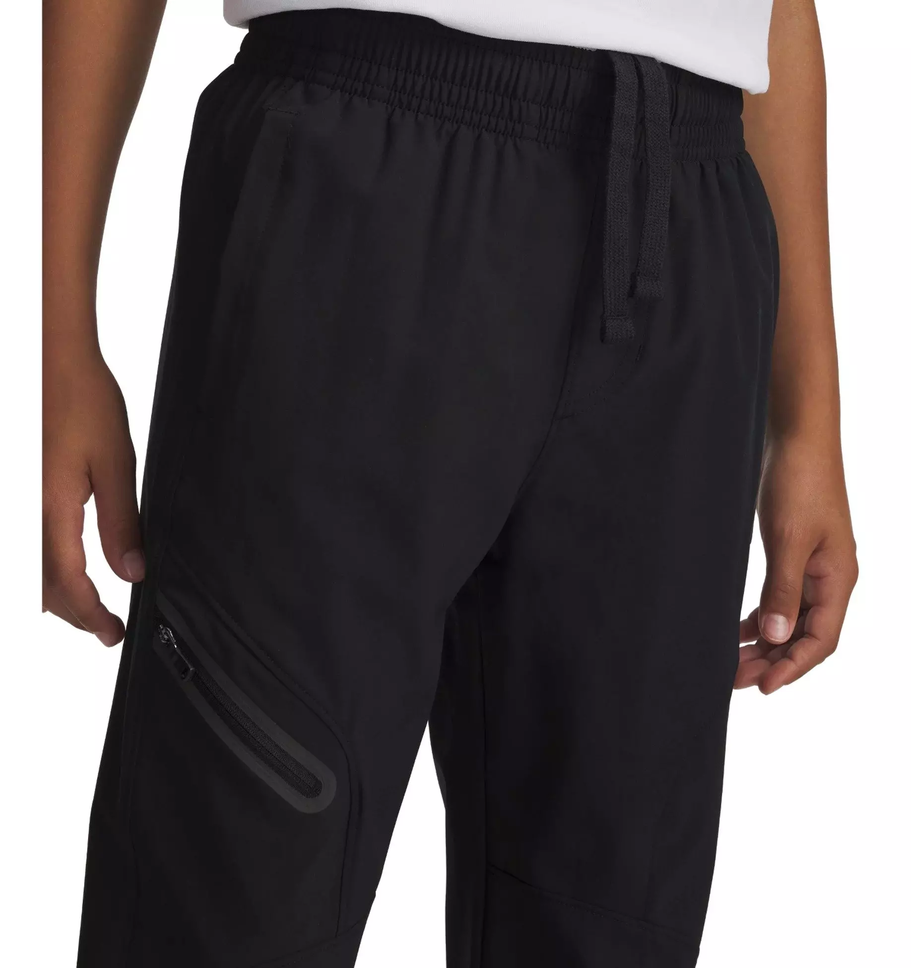 Under Armour Big Boys' Unstoppable Woven Joggers - Black - BLACK