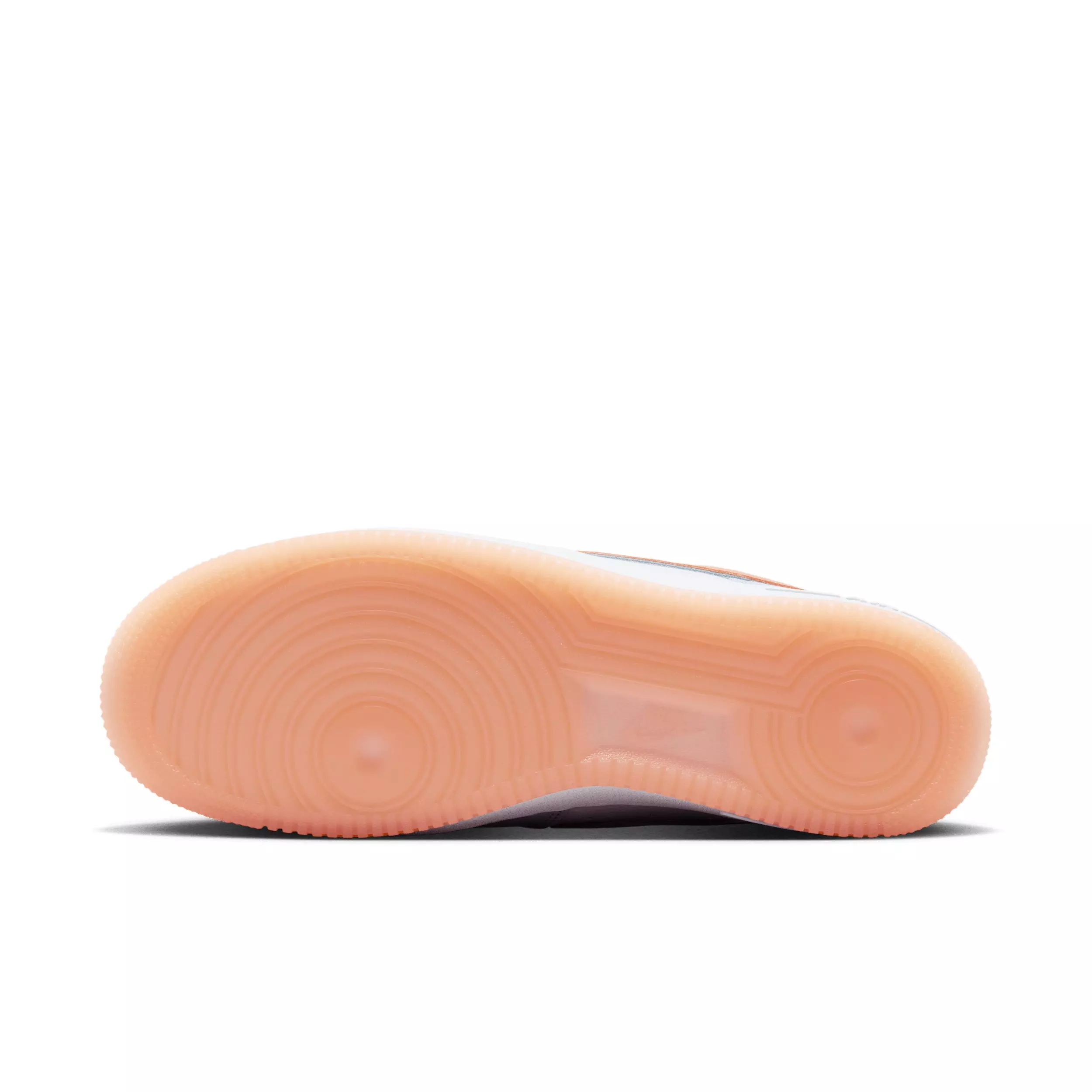 Nike Air Force 1 '07 "Hydrogen Blue/White/Orange Frost/Metallic Silver" Men's Shoe - BLUE/WHITE/ORANGE/SILVER