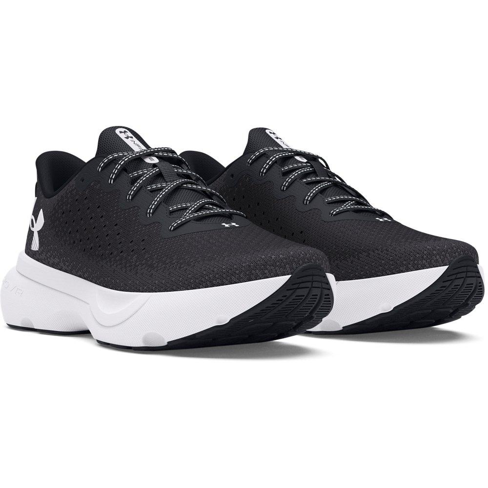 Under Armour Infinite "Black/Black/White" Men's Running Shoe - BLACK/BLACK/WHITE Thumbnail View 3