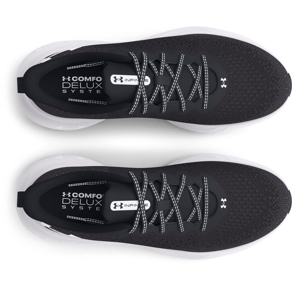 Under Armour Infinite "Black/Black/White" Men's Running Shoe - BLACK/BLACK/WHITE Thumbnail View 4