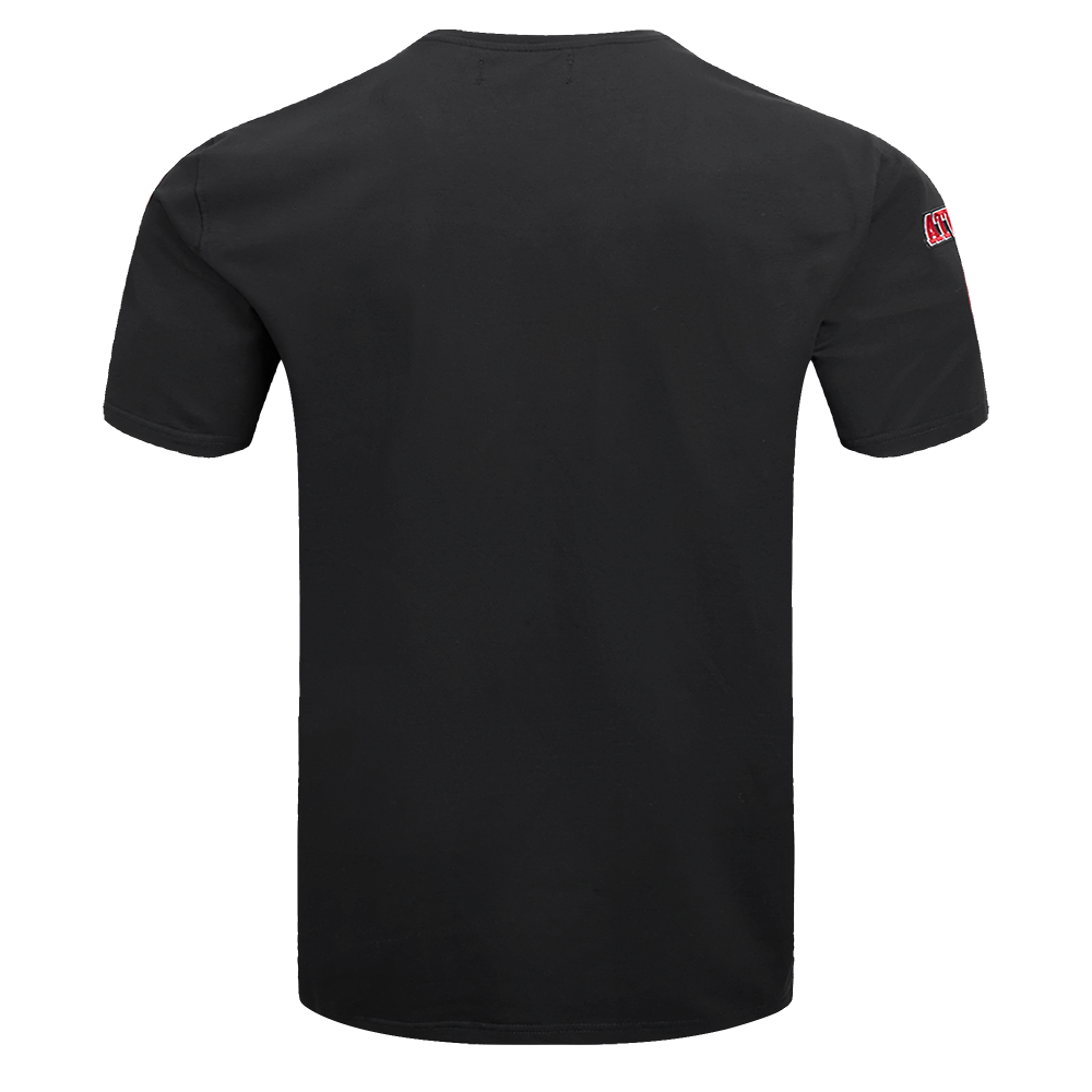 Pro Standard Men's NBA Atlanta Hawks Old English Tee -Black - BLACK Thumbnail View 2