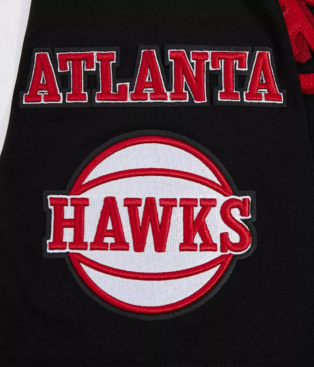 Pro Standard Men's NBA Atlanta Hawks Old English Tee -Black - BLACK