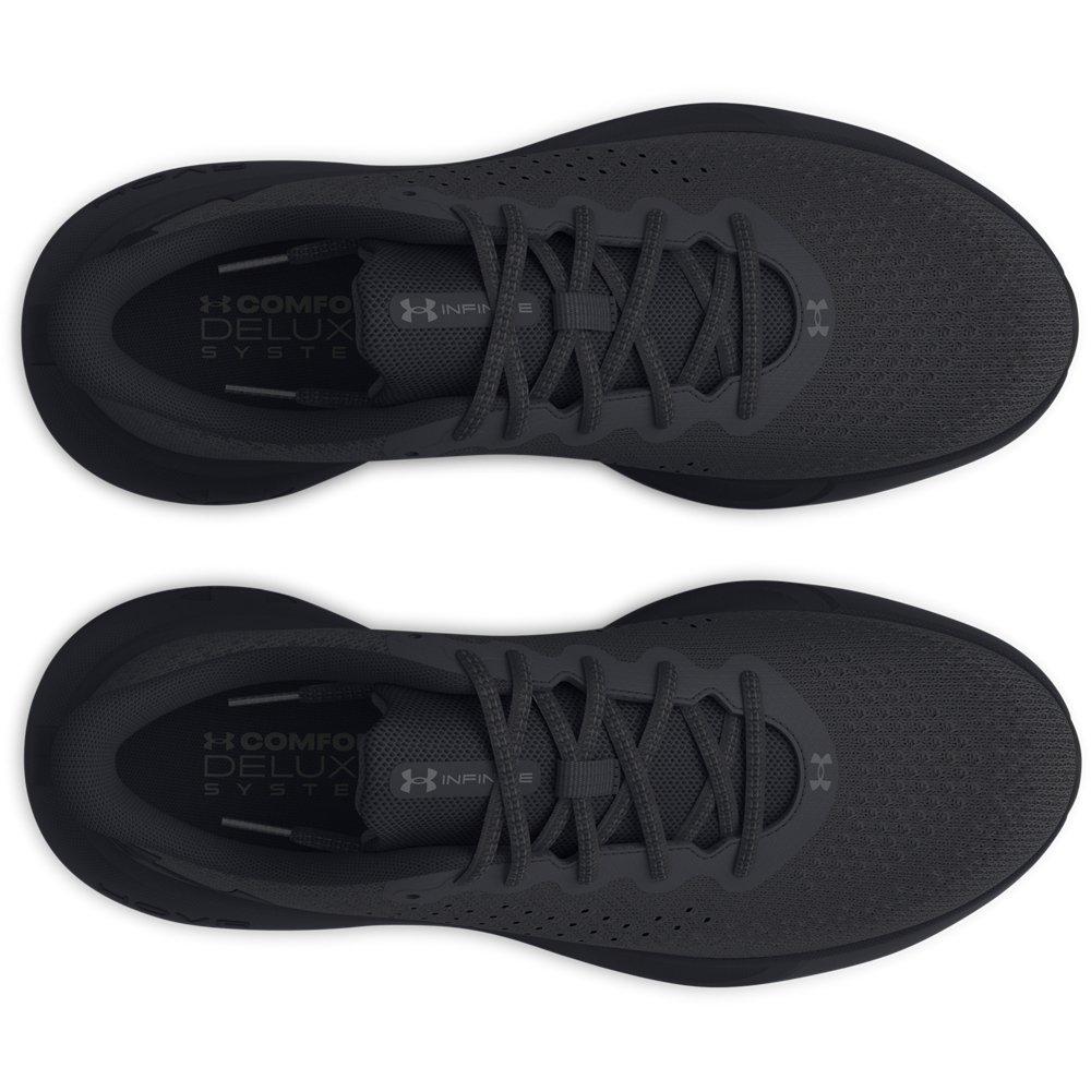 Under Armour Infinite "Black/Black/Black" Men's Running Shoe - BLACK/BLACK/BLACK Thumbnail View 4