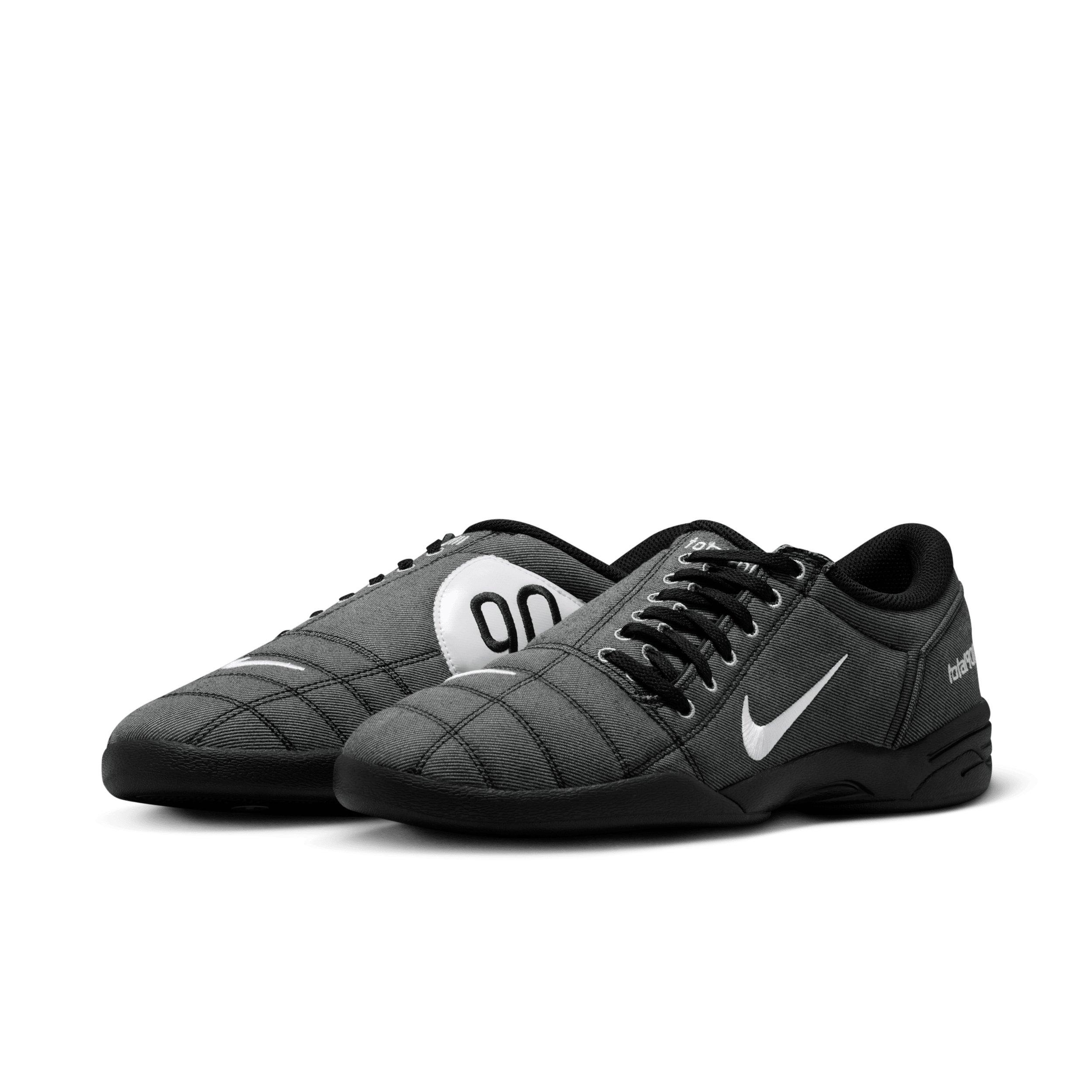 Nike Total 90 Premium "Black/Black/White" Men's Shoe - BLACK/BLACK/WHITE Thumbnail View 3