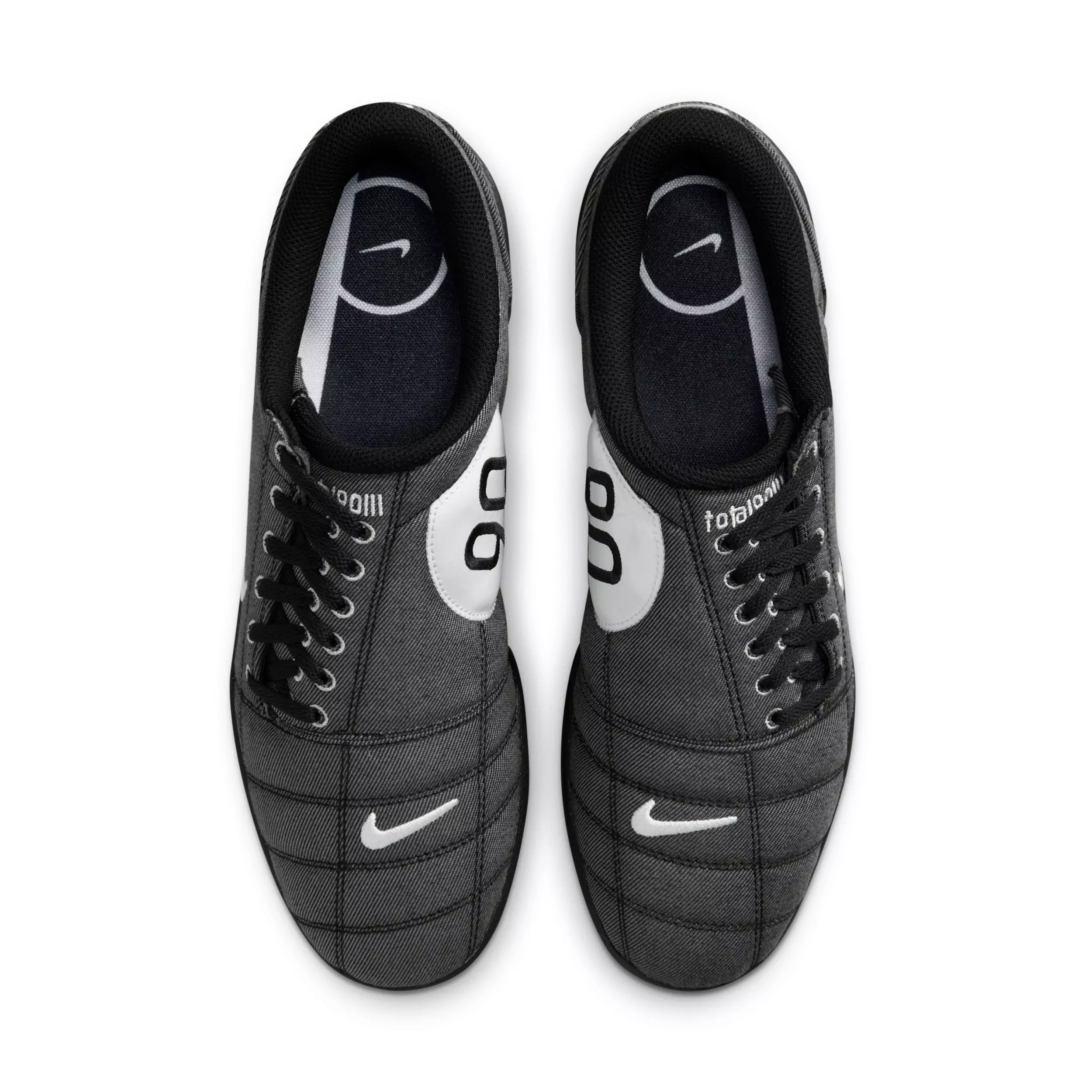 Nike Total 90 Premium "Black/Black/White" Men's Shoe - BLACK/BLACK/WHITE