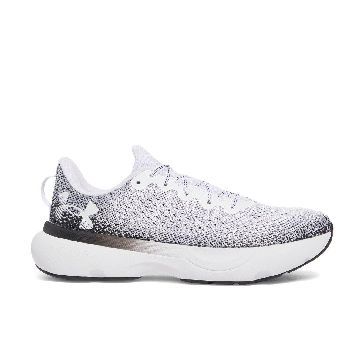 Under Armour Infinite "White/Black/White" Men's Running Shoe - WHITE/BLACK/WHITE Thumbnail View 1