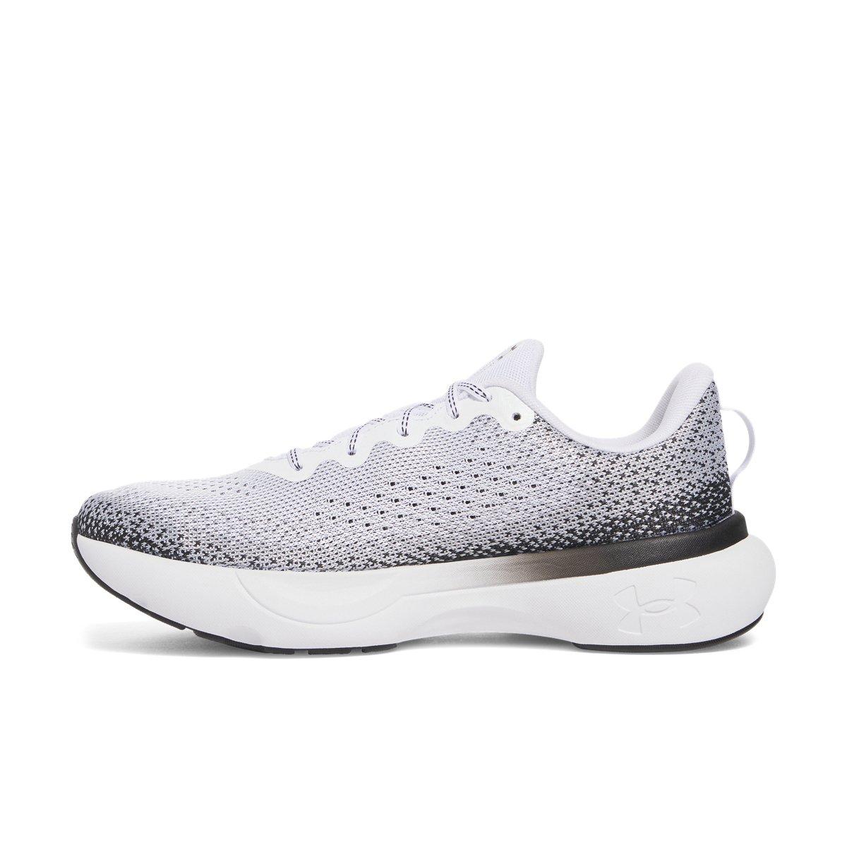 Under Armour Infinite "White/Black/White" Men's Running Shoe - WHITE/BLACK/WHITE Thumbnail View 2