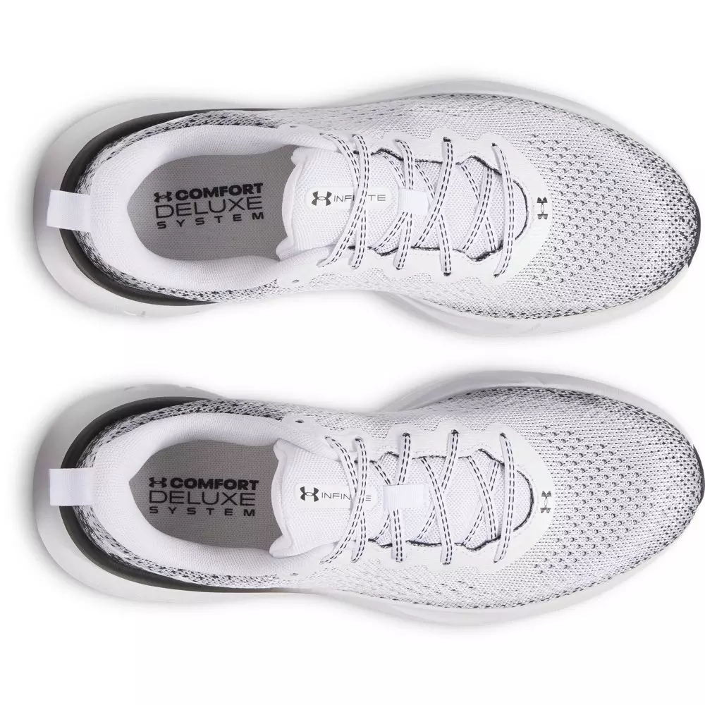 Under Armour Infinite "White/Black/White" Men's Running Shoe - WHITE/BLACK/WHITE
