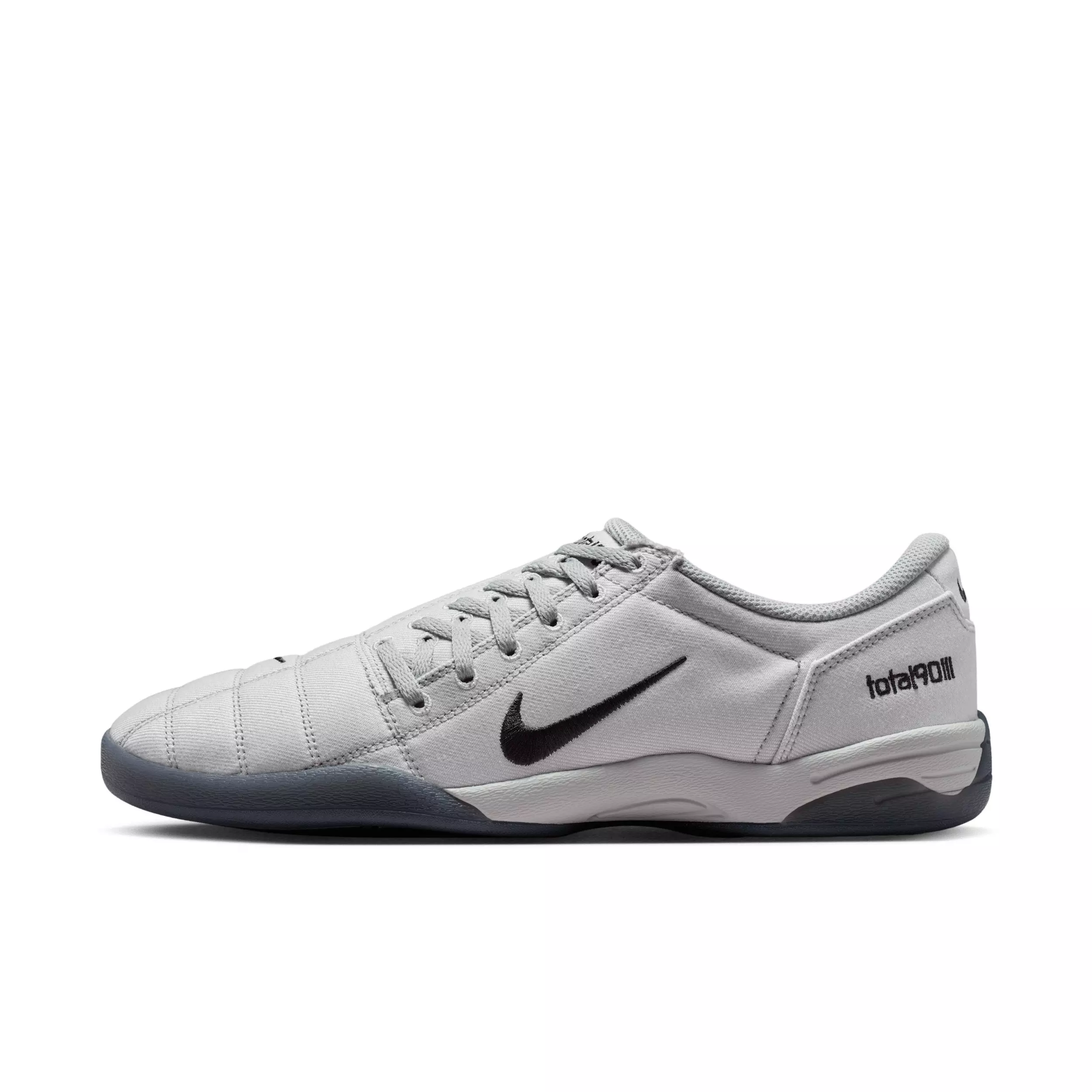 Nike Total 90 Premium "Light Smoke Grey/University Red/Photon Dust/Black" Men's Shoe - LT GREY/RED/DUST/BLACK