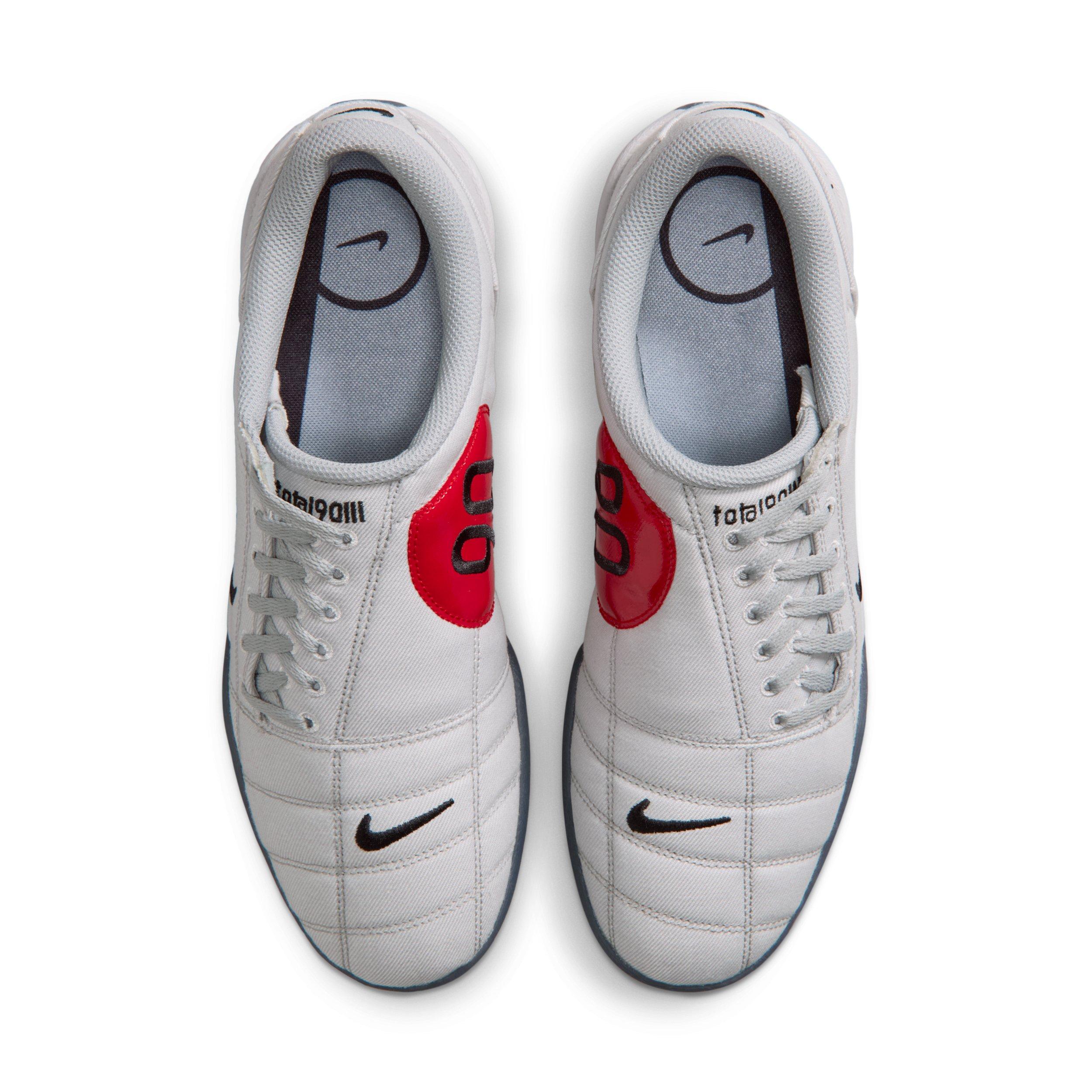 Nike Total 90 Premium "Light Smoke Grey/University Red/Photon Dust/Black" Men's Shoe - LT GREY/RED/DUST/BLACK Thumbnail View 4