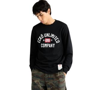 ecko unltd. Men's Classic Arch Long Sleeve Tee - Black - BLACK