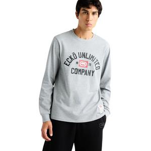 ecko unltd. Men's Classic Arch Long Sleeve Tee - Grey - GREY