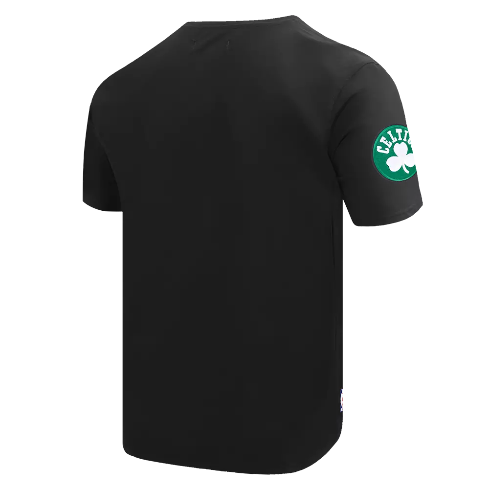Pro Standard Men's NBA Boston Celtics Old English Tee -Black - BLACK