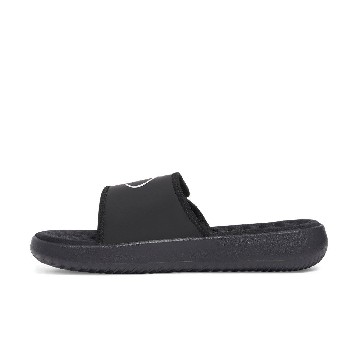 Under Armour Ignite Pro 8 "Black/Galaxy Black/White" Men's Slide - BLACK/BLACK/WHITE Thumbnail View 2