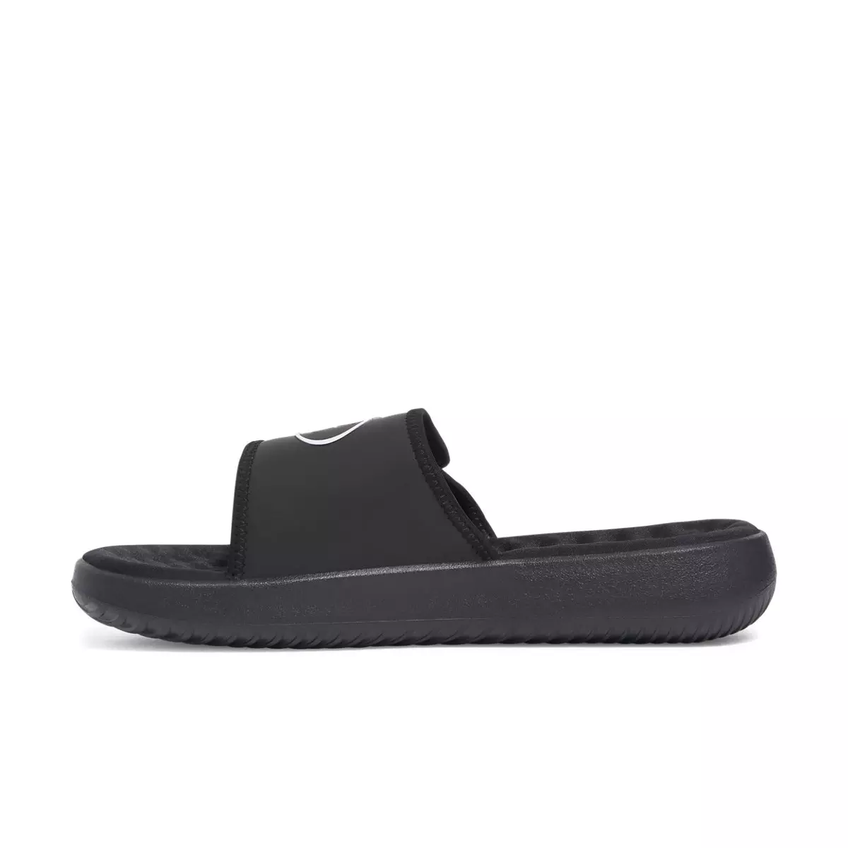 Under Armour Ignite Pro 8 "Black/Galaxy Black/White" Men's Slide - BLACK/BLACK/WHITE