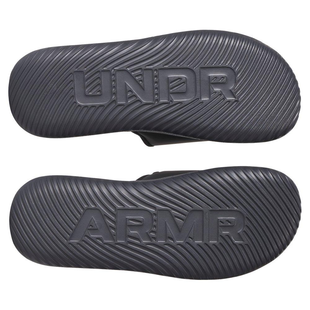 Under Armour Ignite Pro 8 "Black/Galaxy Black/White" Men's Slide - BLACK/BLACK/WHITE Thumbnail View 5