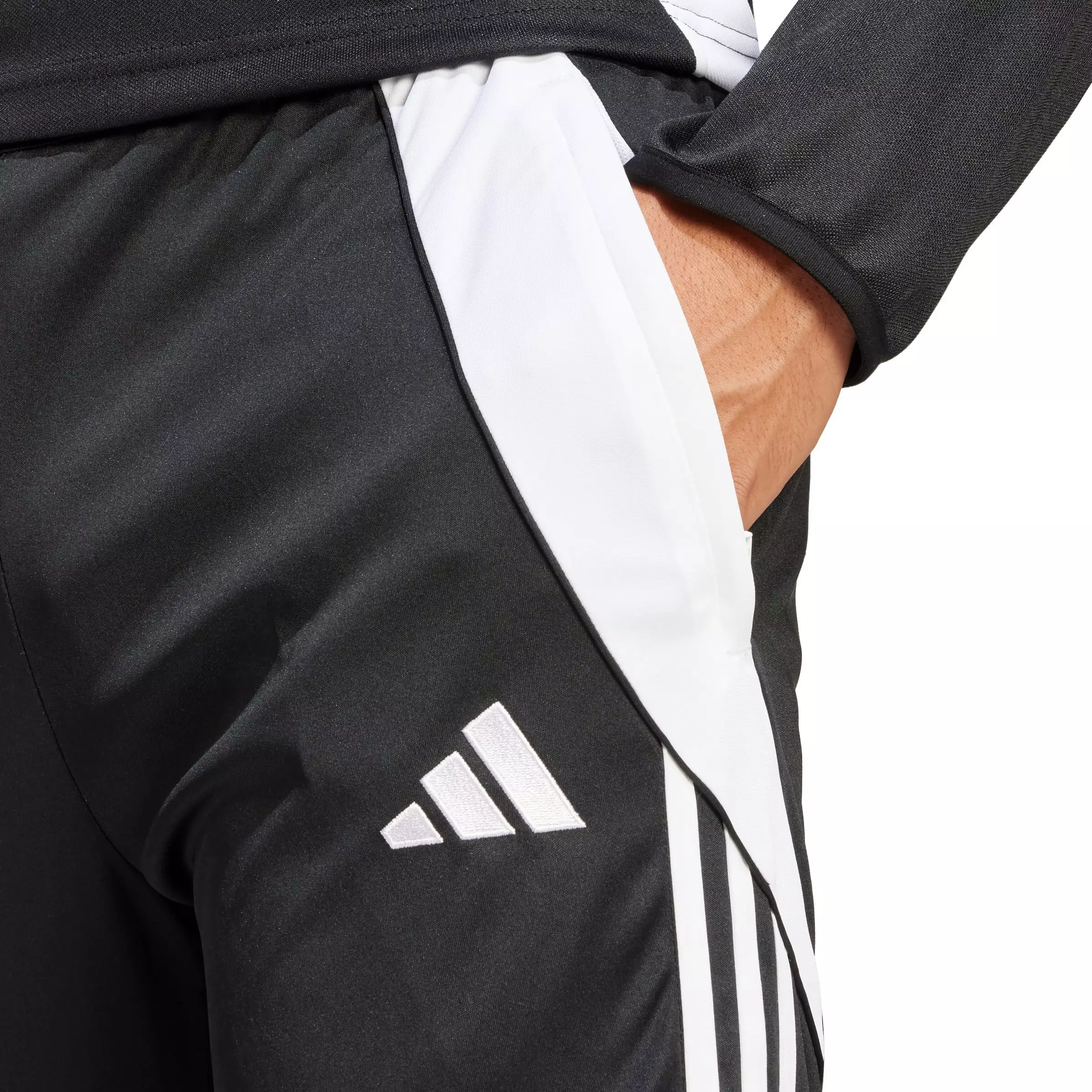 adidas Men's Tiro 24 3/4 Soccer Joggers - Black - BLACK