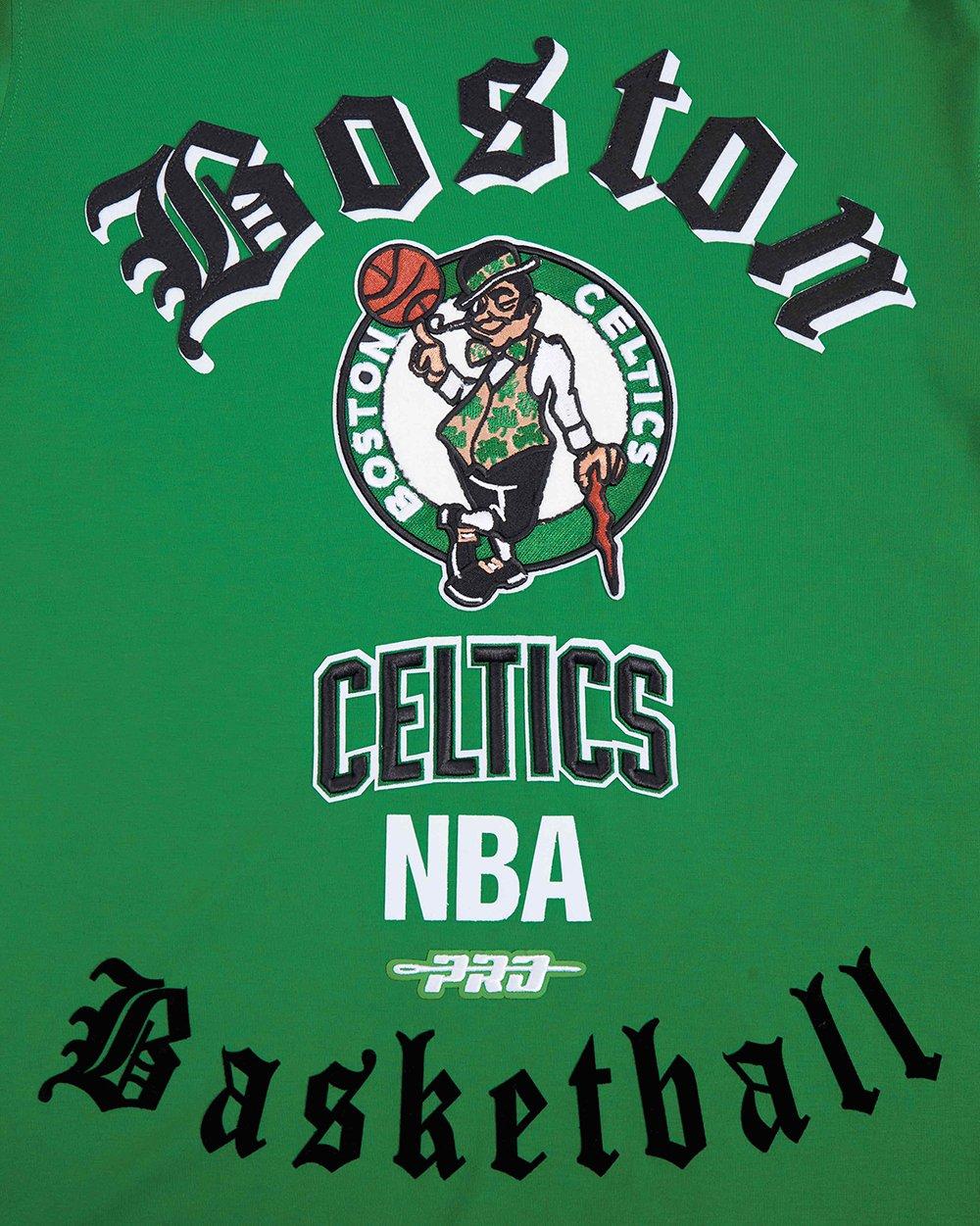 Pro Standard Men's NBA Boston Celtics Old English Tee -Green - GREEN Thumbnail View 5