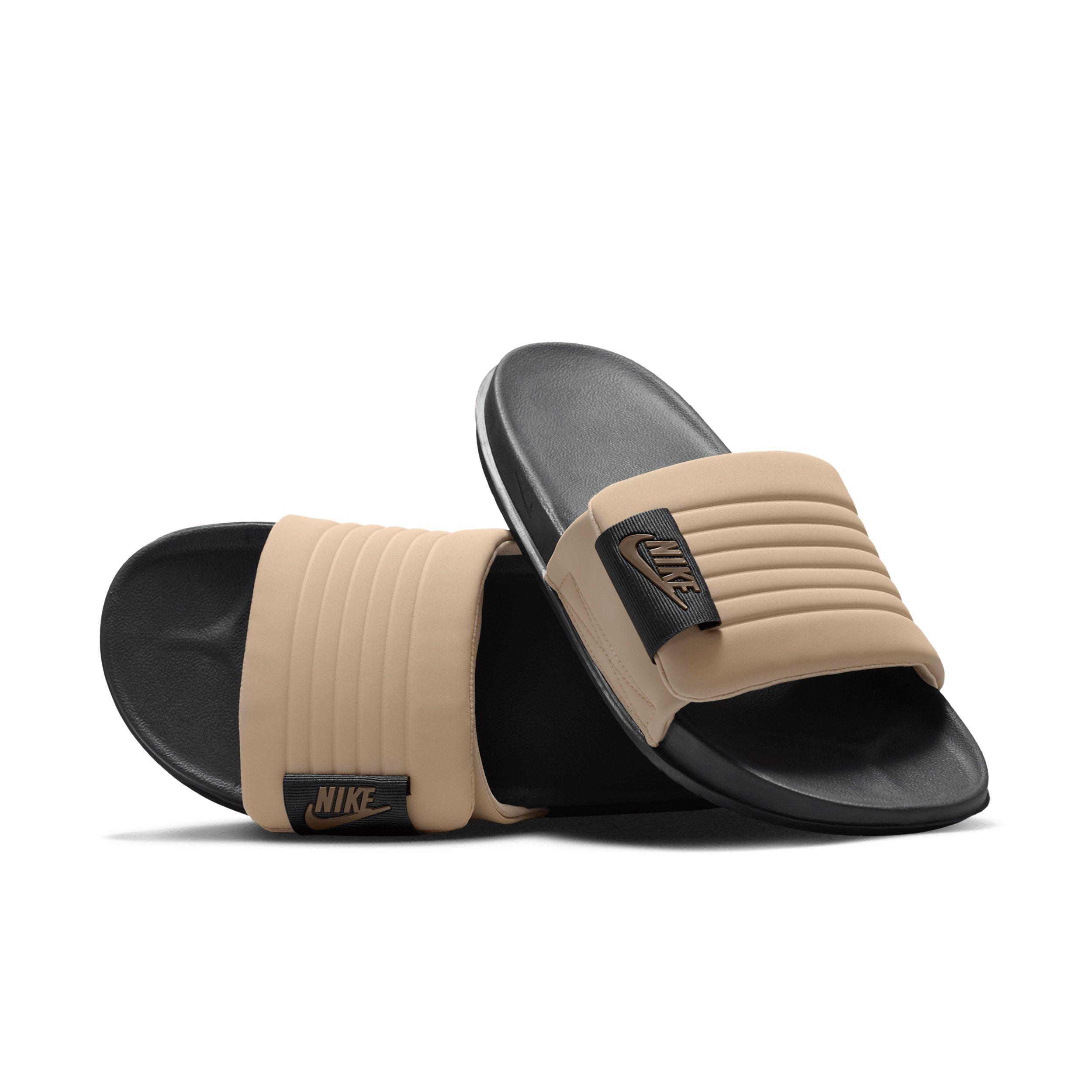 Nike Offcourt Adjust "Anthracite/Linen/Mink Brown" Men's Slide - ANTHRACITE/LINEN/BROWN Thumbnail View 3