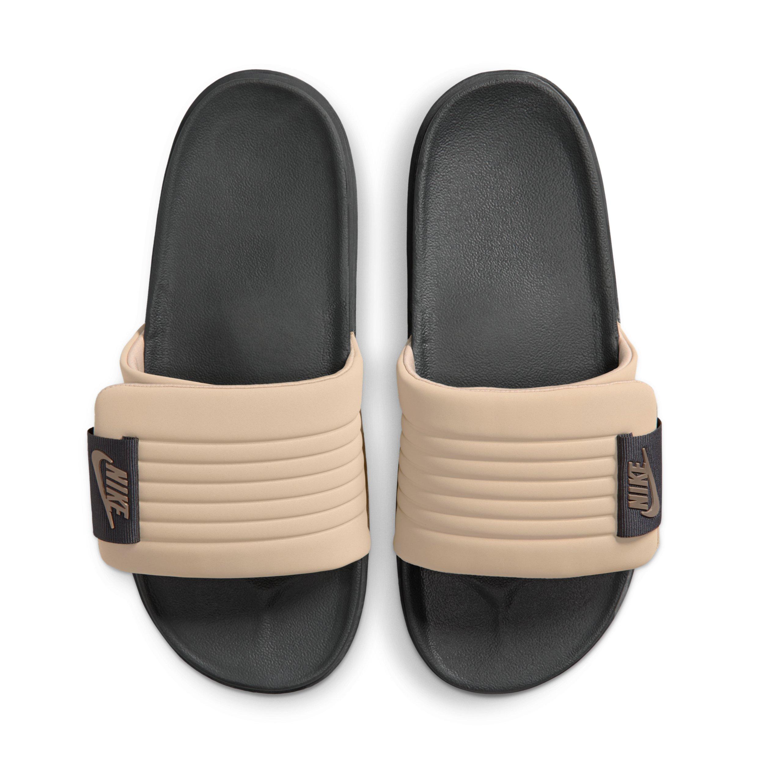 Nike Offcourt Adjust "Anthracite/Linen/Mink Brown" Men's Slide - ANTHRACITE/LINEN/BROWN Thumbnail View 4