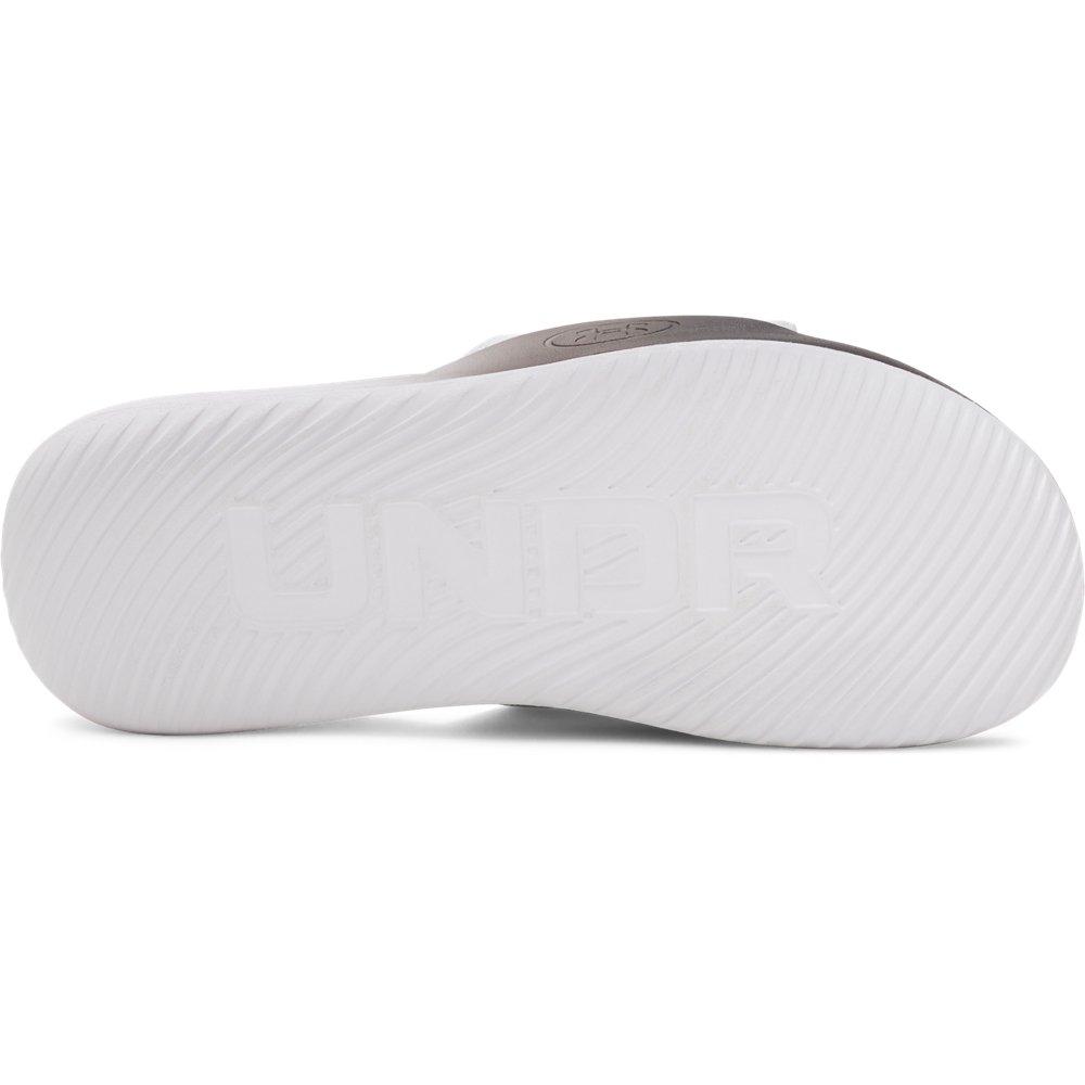 Under Armour Ignite Pro 8 "White/Black/White" Men's Slide - WHITE/BLACK/WHITE Thumbnail View 5