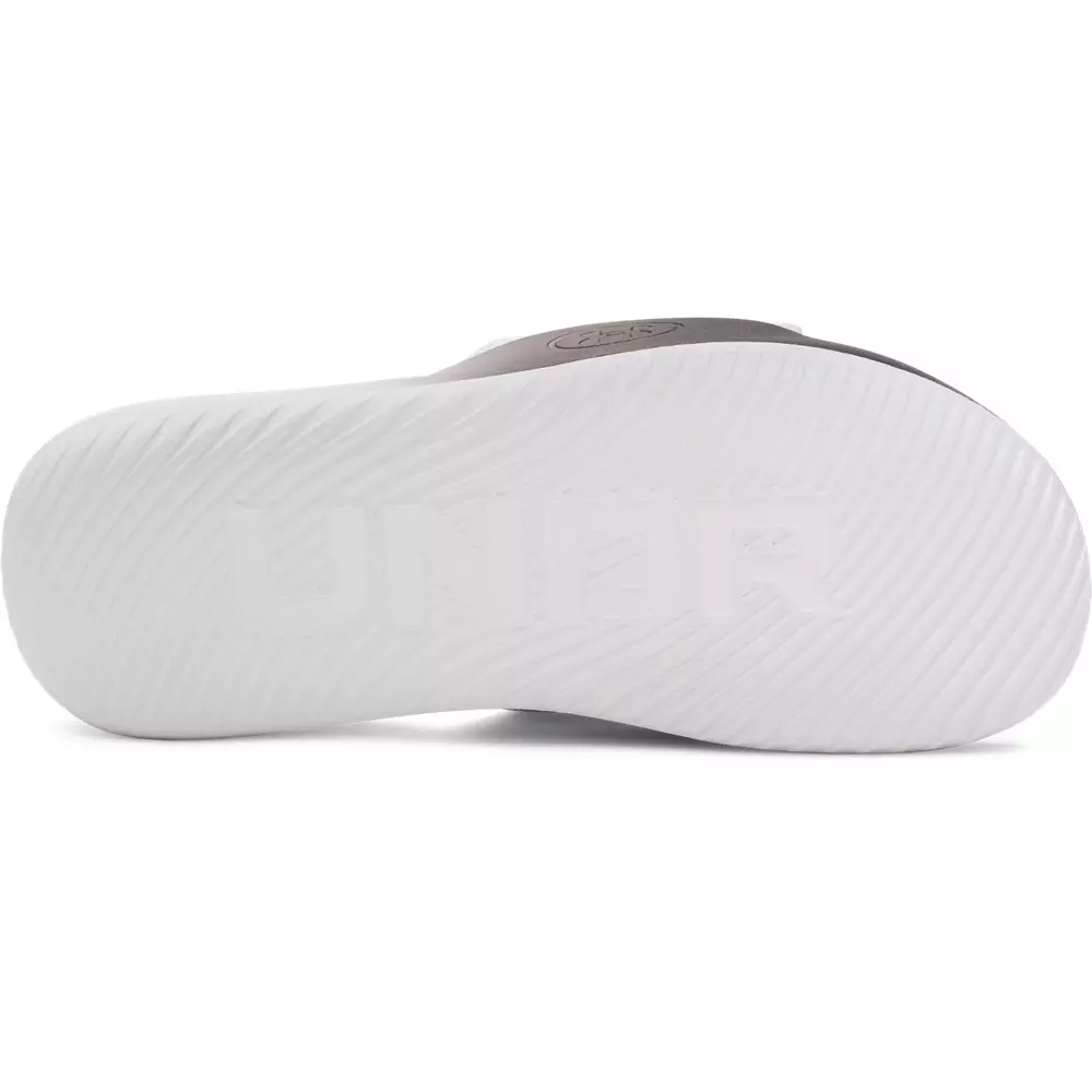 Under Armour Ignite Pro 8 "White/Black/White" Men's Slide - WHITE/BLACK/WHITE