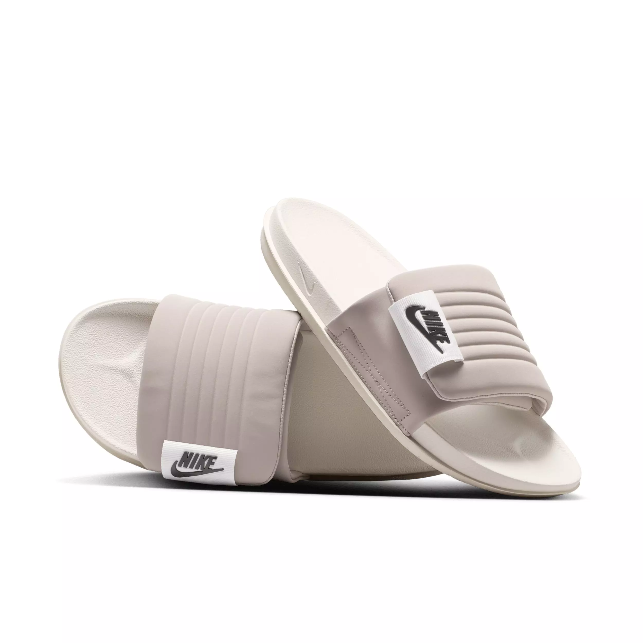 Nike Offcourt Adjust "Phantom/College Grey/Summit White/Off Noir" Men's Slide - PHANTOM/GREY/WHITE/OFF NOIR