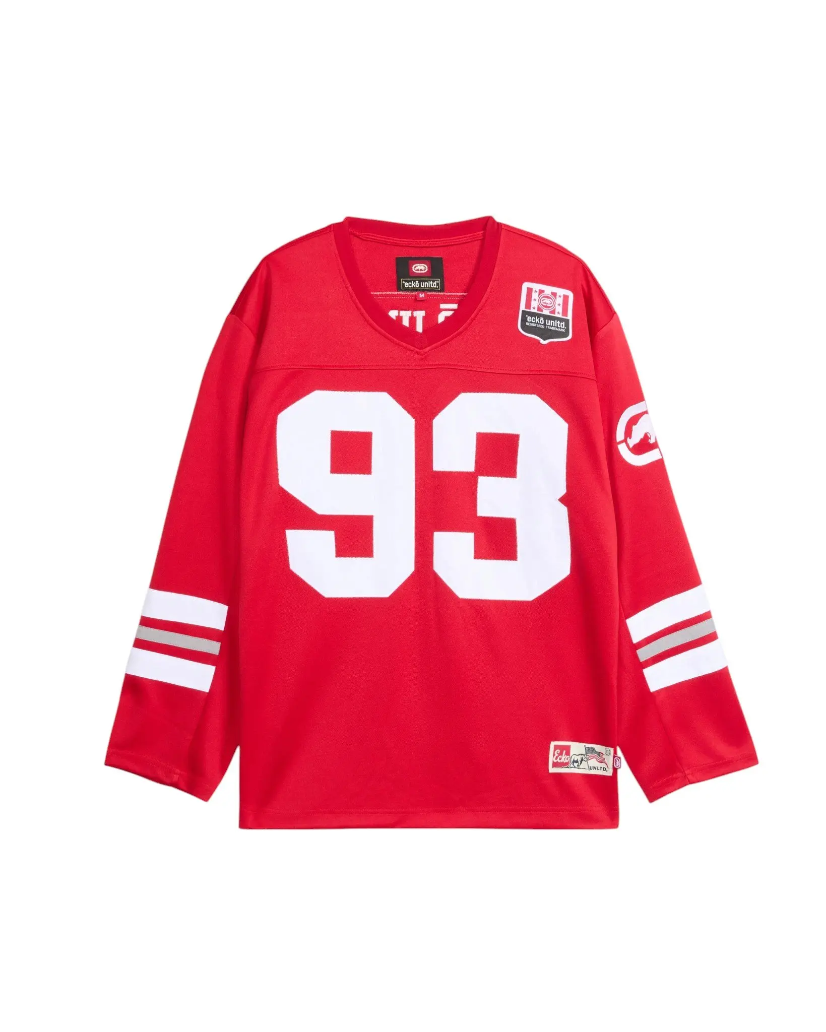 ecko unltd. Men's Run It Back Long Sleeve Jersey - Red - RED