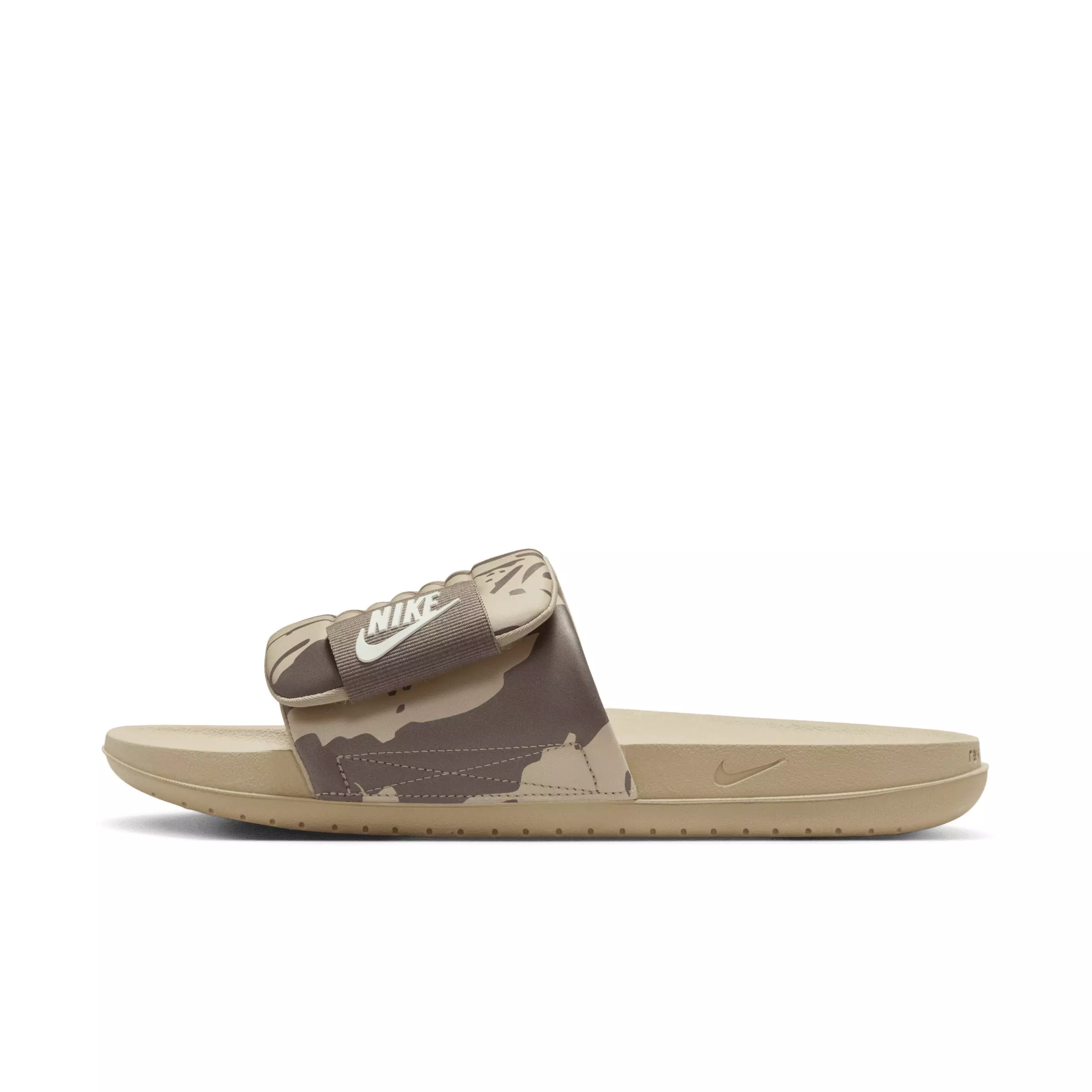Nike Offcourt Adjust "Limestone/Olive Grey/Sea Glass" Men's Slide - LIMESTONE/OLIVE/SEA GLASS