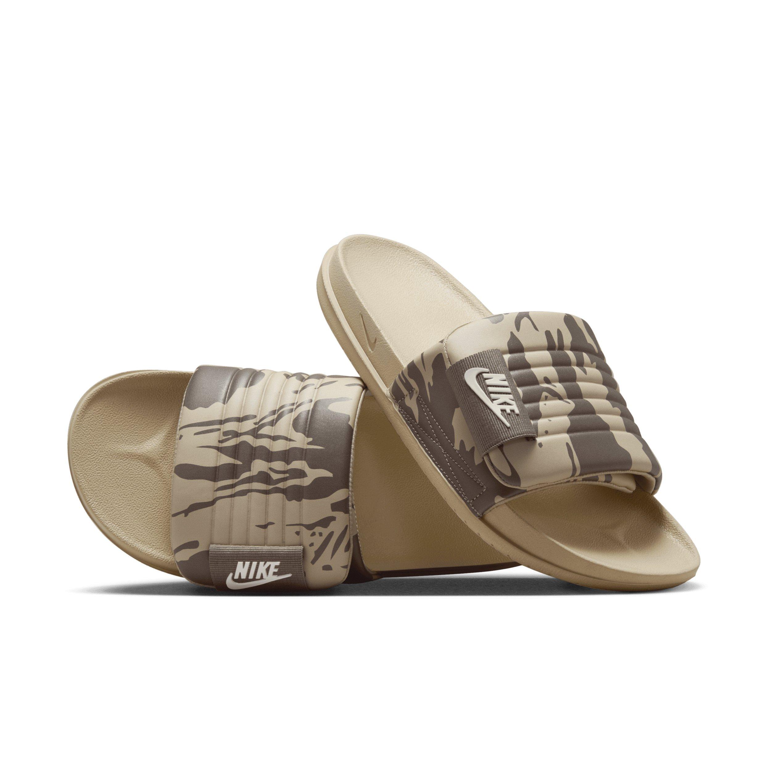 Nike Offcourt Adjust "Limestone/Olive Grey/Sea Glass" Men's Slide - LIMESTONE/OLIVE/SEA GLASS Thumbnail View 3