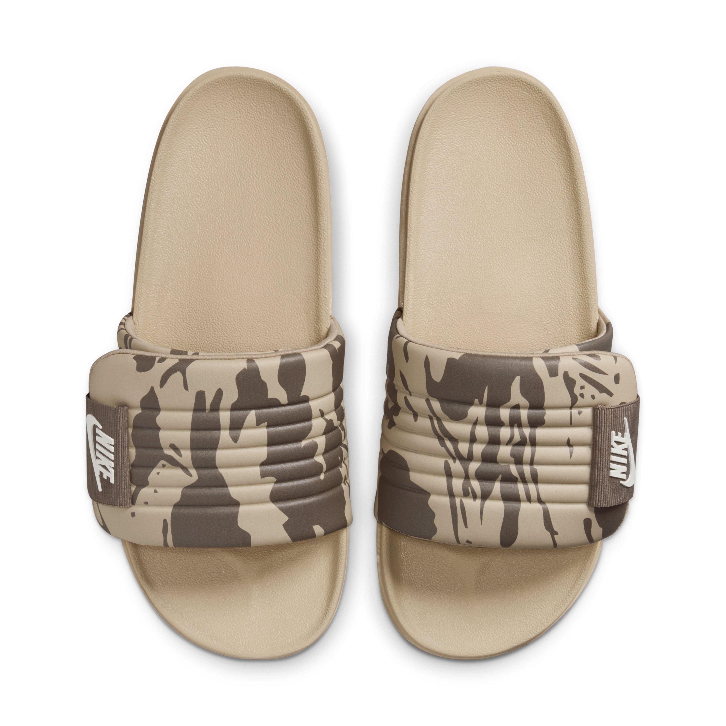 Nike Offcourt Adjust "Limestone/Olive Grey/Sea Glass" Men's Slide - LIMESTONE/OLIVE/SEA GLASS Thumbnail View 4