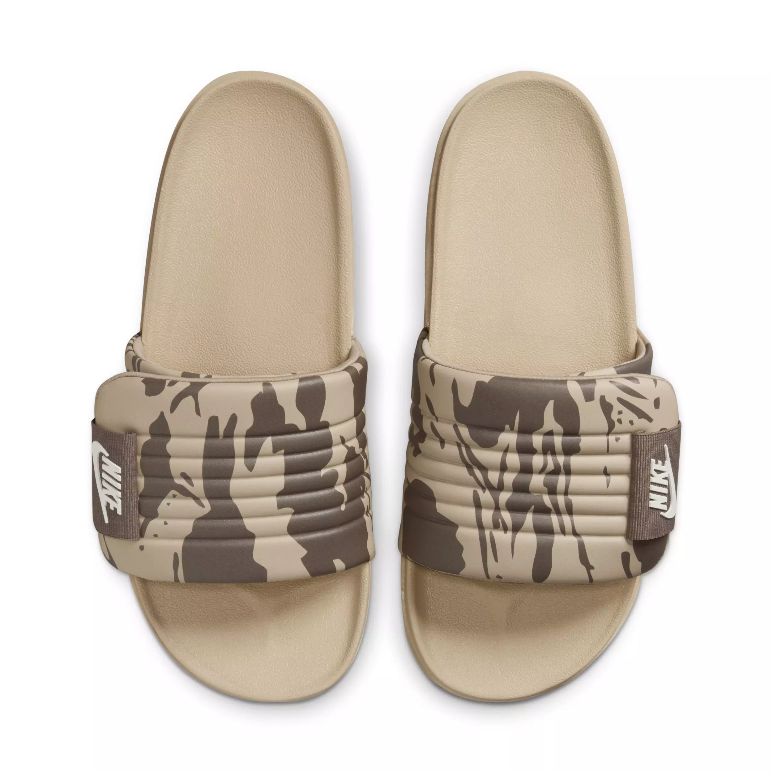 Nike Offcourt Adjust "Limestone/Olive Grey/Sea Glass" Men's Slide - LIMESTONE/OLIVE/SEA GLASS