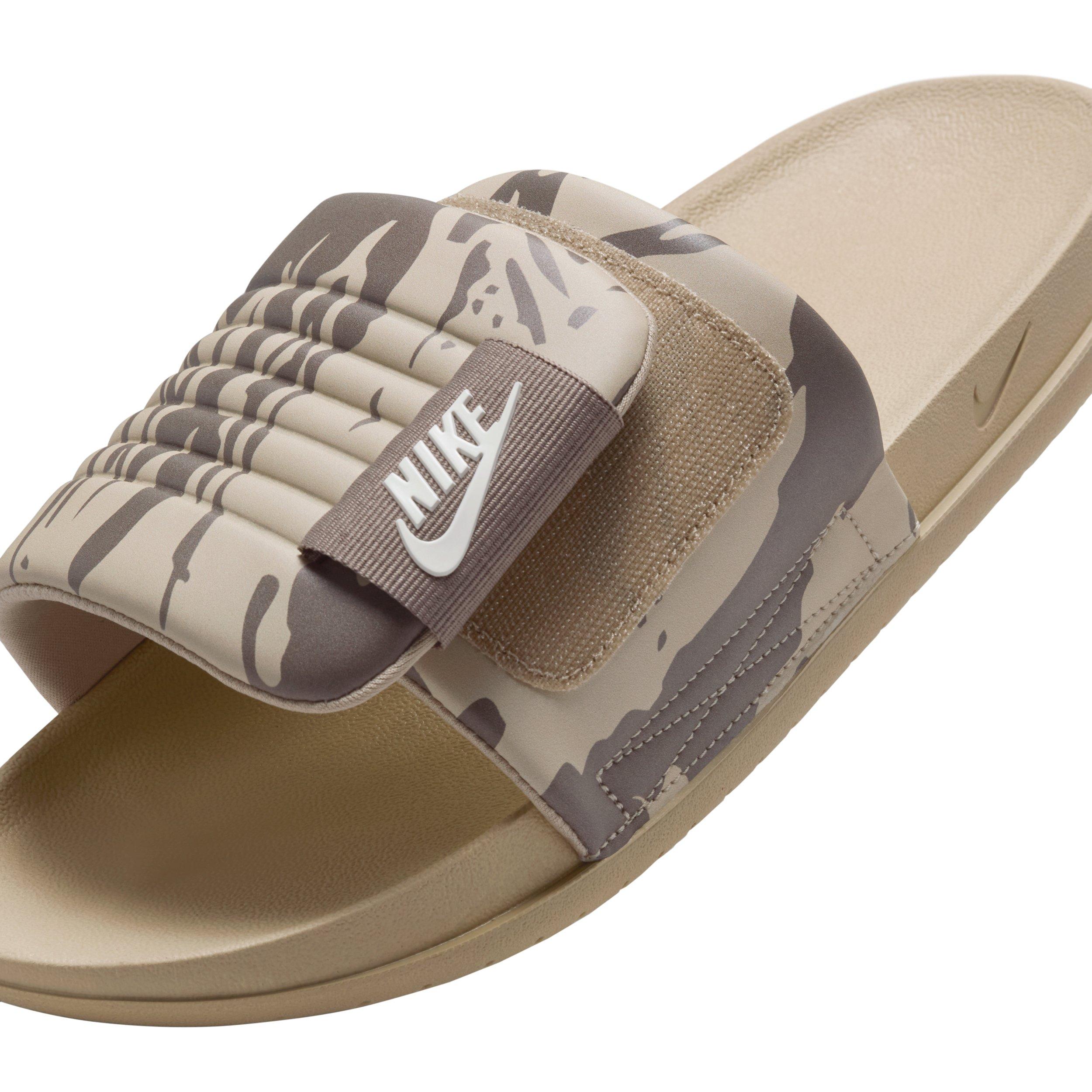 Nike Offcourt Adjust "Limestone/Olive Grey/Sea Glass" Men's Slide - LIMESTONE/OLIVE/SEA GLASS Thumbnail View 6