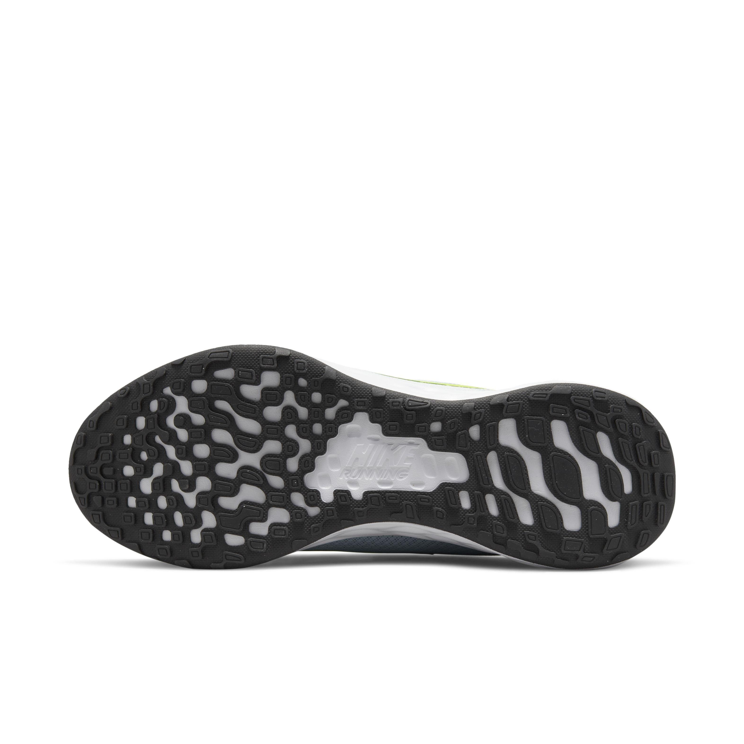 Nike Revolution 6 Next Nature "Pure Platinum/Volt/White/Black" Men's Running Shoe - GREY Thumbnail View 6