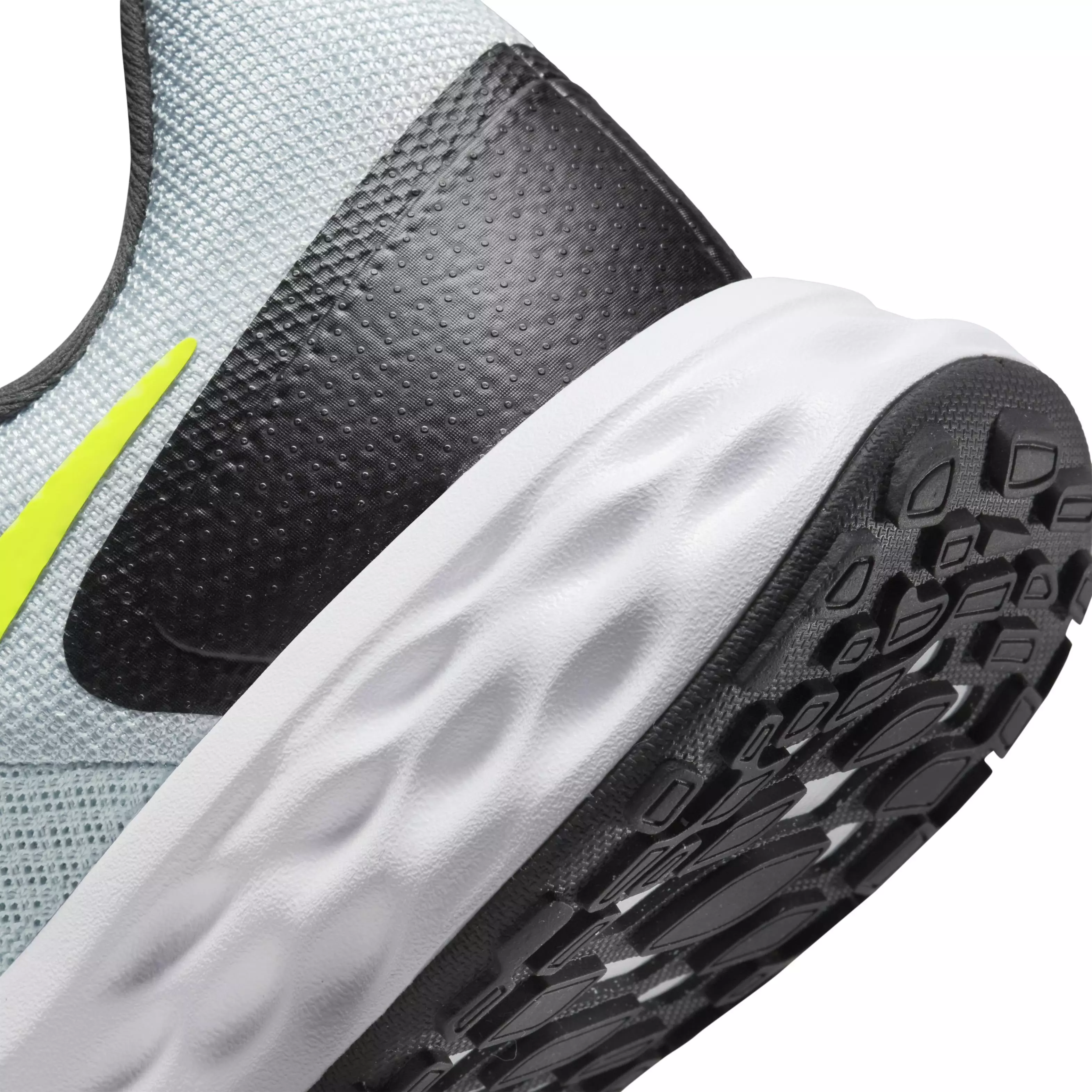 Nike Revolution 6 Next Nature "Pure Platinum/Volt/White/Black" Men's Running Shoe - GREY