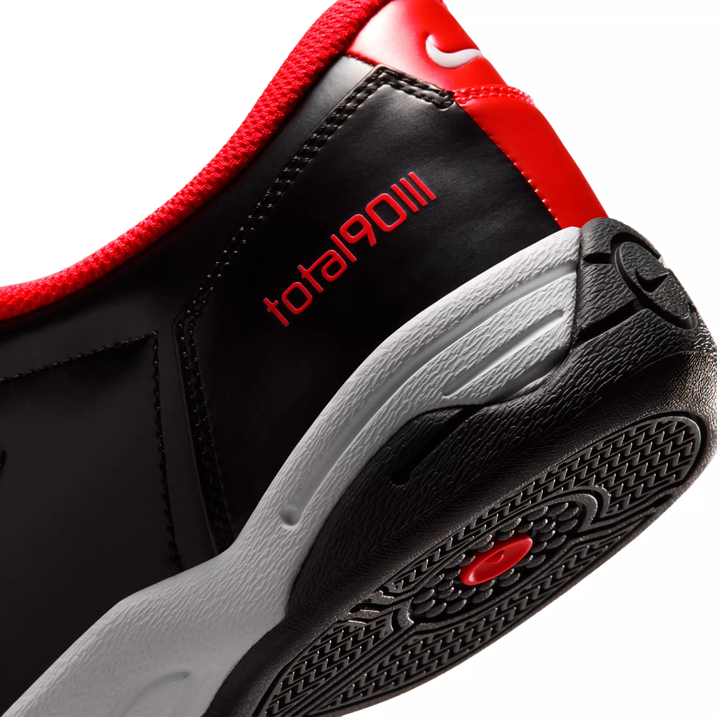 Nike Total 90 "Black/White/Black/Bright Crimson" Men's Shoe - BLACK/WHITE/BLACK/CRIMSON